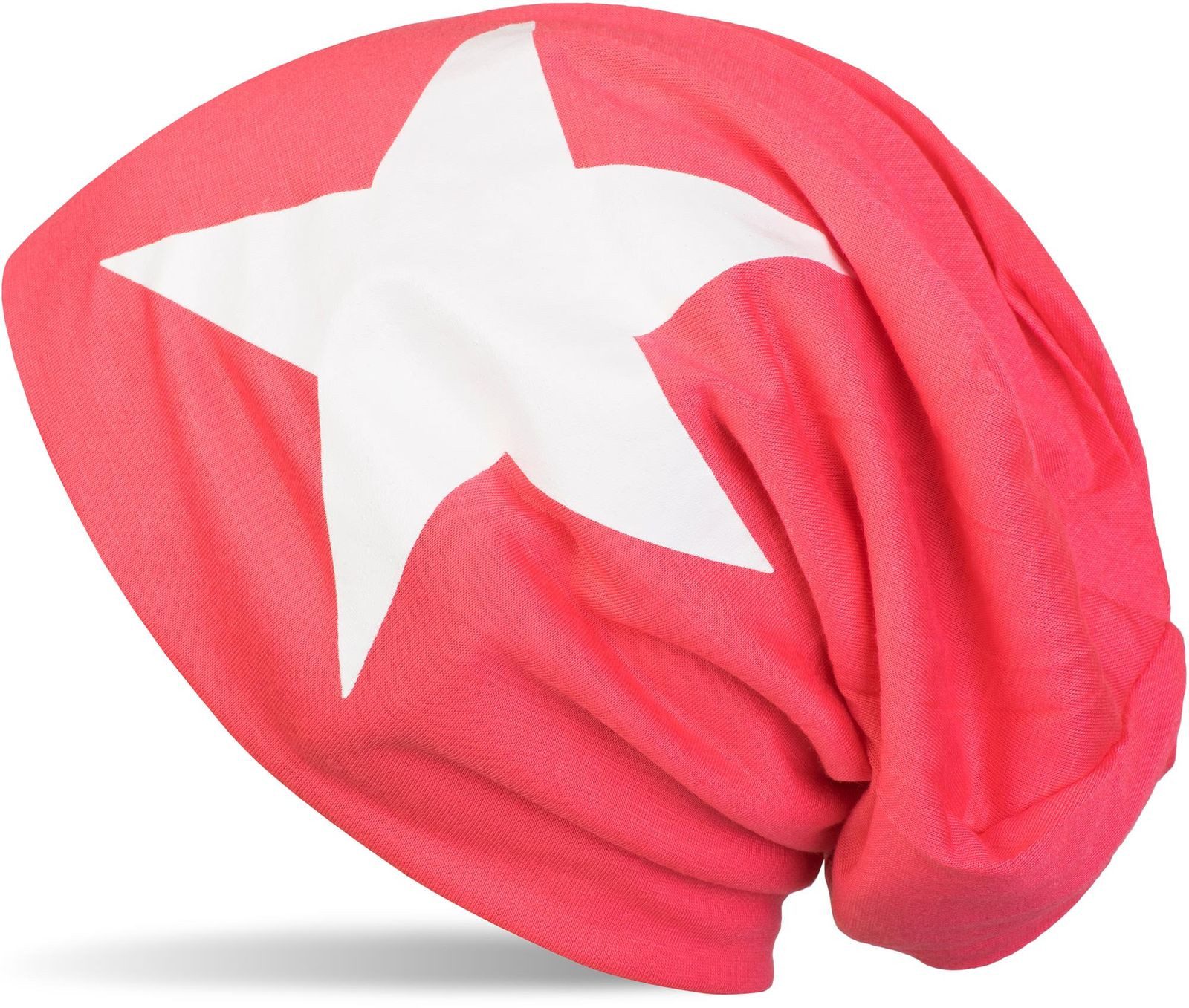 Beanie Beanie mit Stern Print