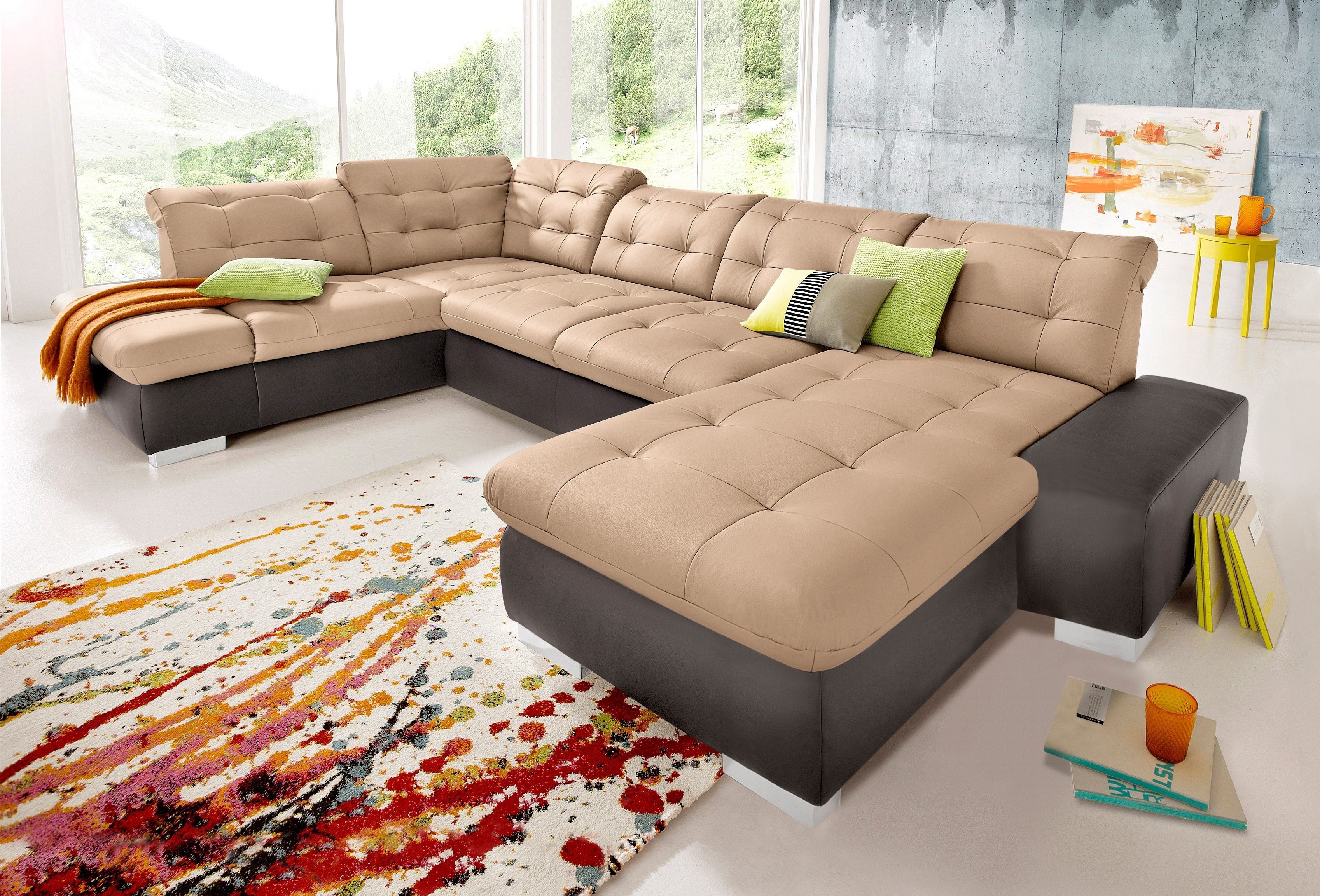 sit&more Wohnlandschaft Palomino U-Form, wahlweise in XL oder XXL