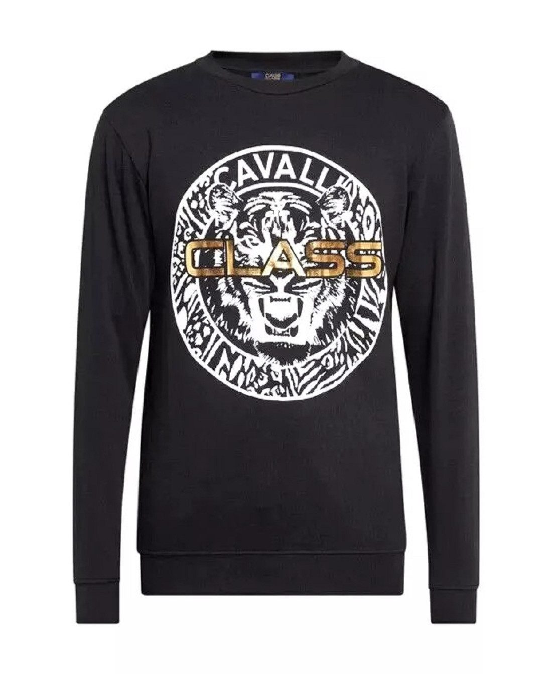 Cavalli Class Rundhalspullover CAVALLI CLASS Herren Пуловеры, CAVALLI CLASS Man Roundneck Sweatshirt Mit Rundhalsausschnitt