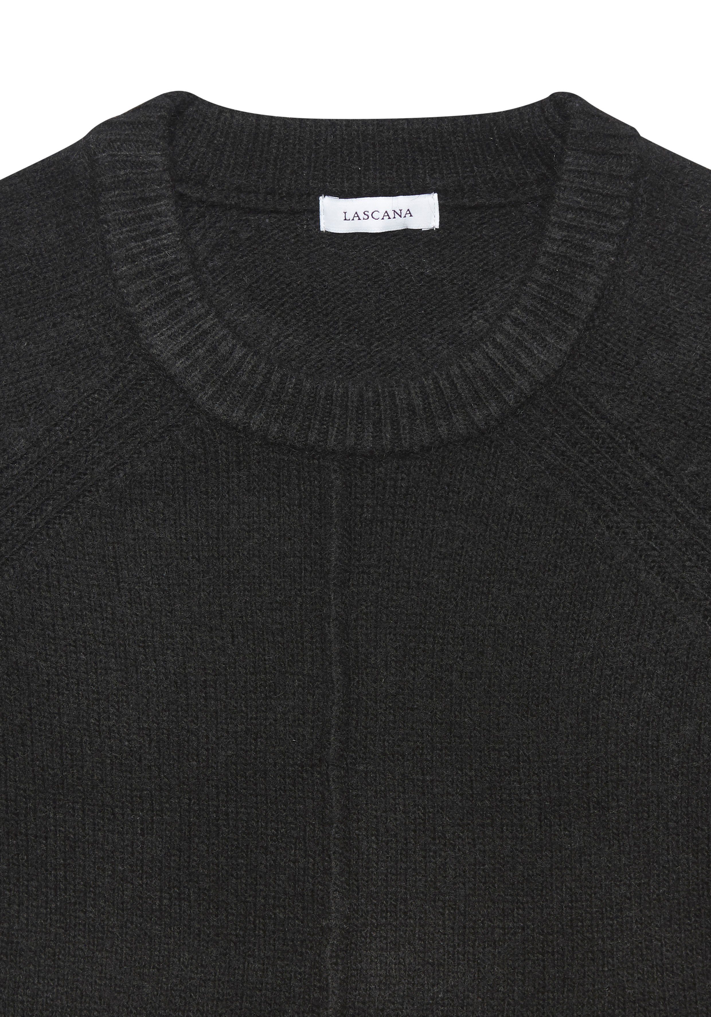 LASCANA Longpullover in lässiger Form aus supersofter Qualität, Kuschelpulli, Pulloverkleid