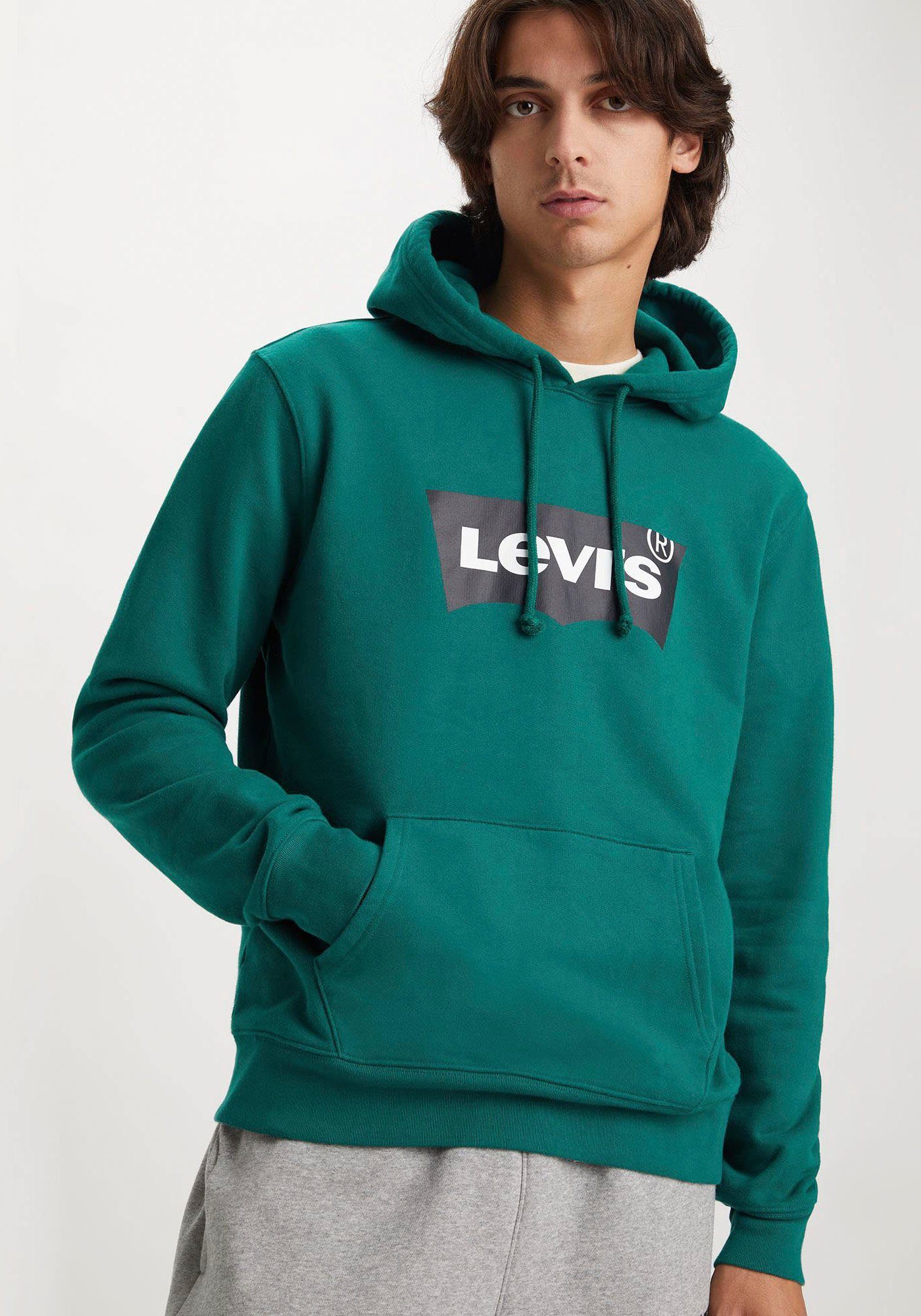 Levi's® Hoodie STANDARD GRAPHIC HOOD mit Kängurutasche greens