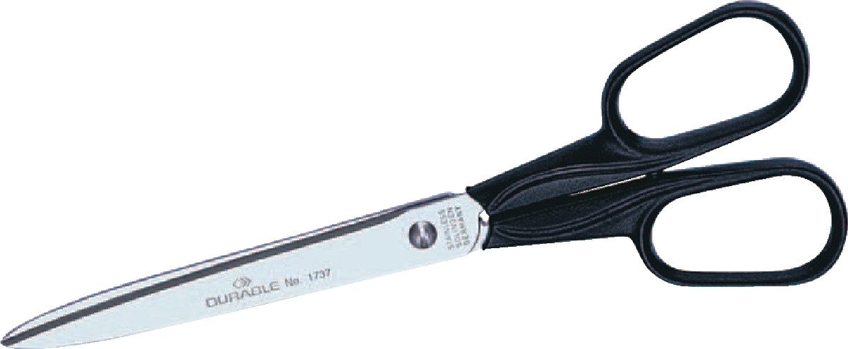 DURABLE Papierscheren Büroschere Papercut 180mm 7 Zoll Griff schwarz