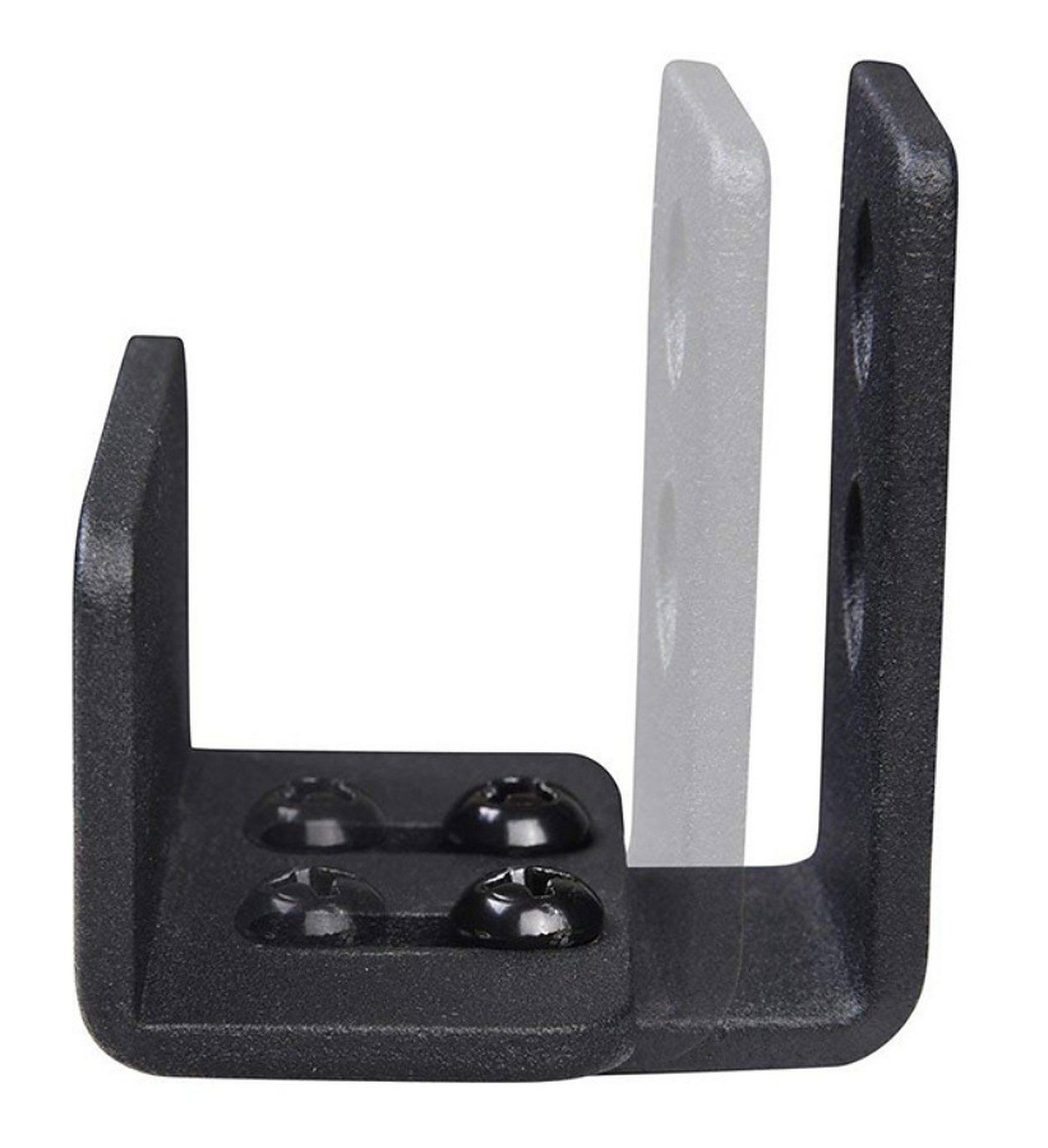 BAYLI Möbelgriff 2er Set Schiebetür Bodenführung in schwarz unten, verstellbare Bodenf