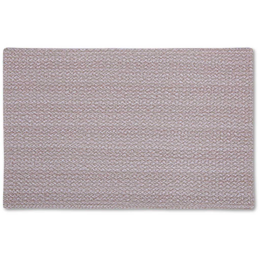 Arsvita Platzset Weboptik, Geflochten, Meliert, (2-St), Tischmatte Tischdekoration Essensunterlage Tischunterlage