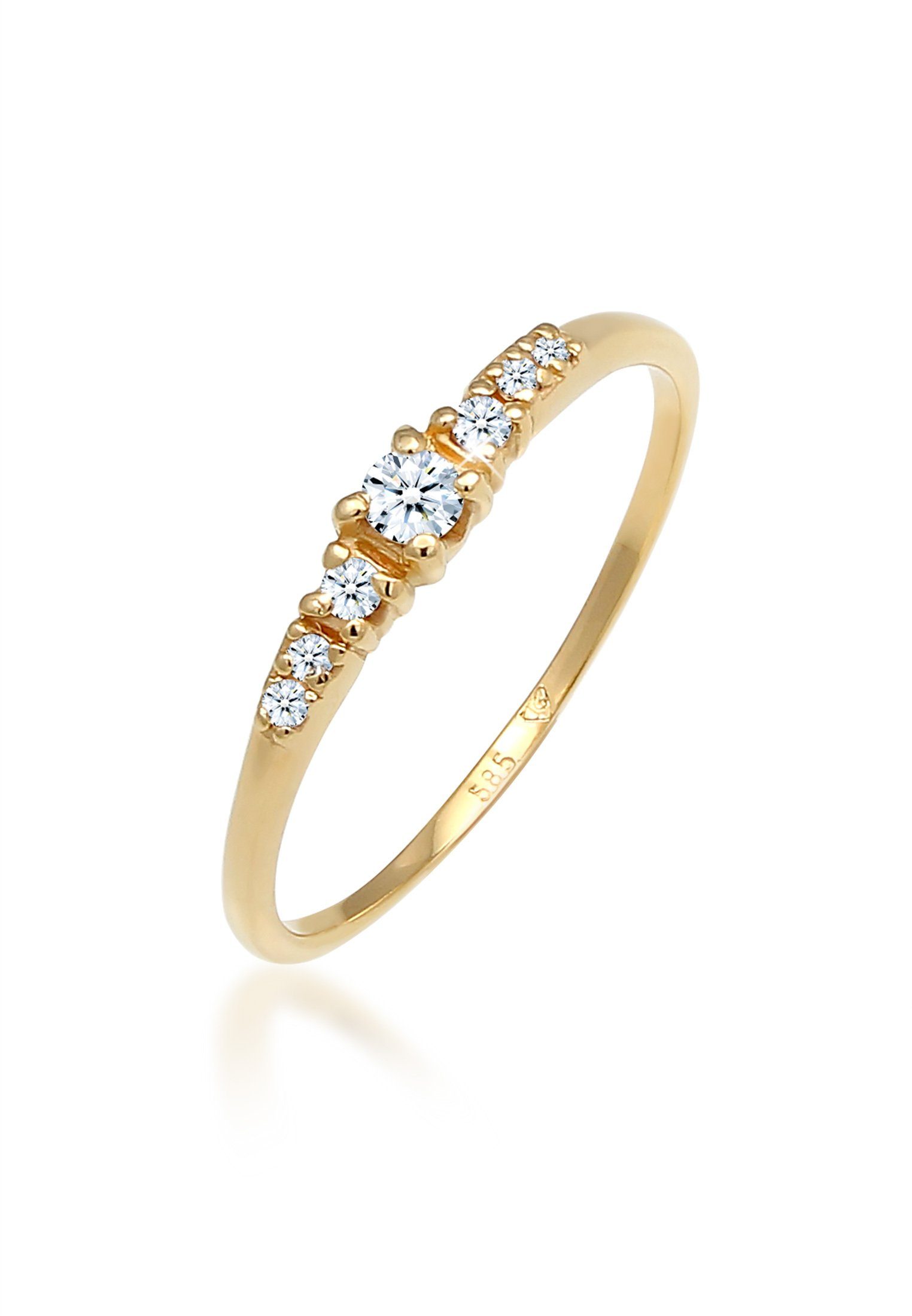 Elli DIAMONDS Verlobungsring Verlobung Diamanten (0.14 günstig online kaufen