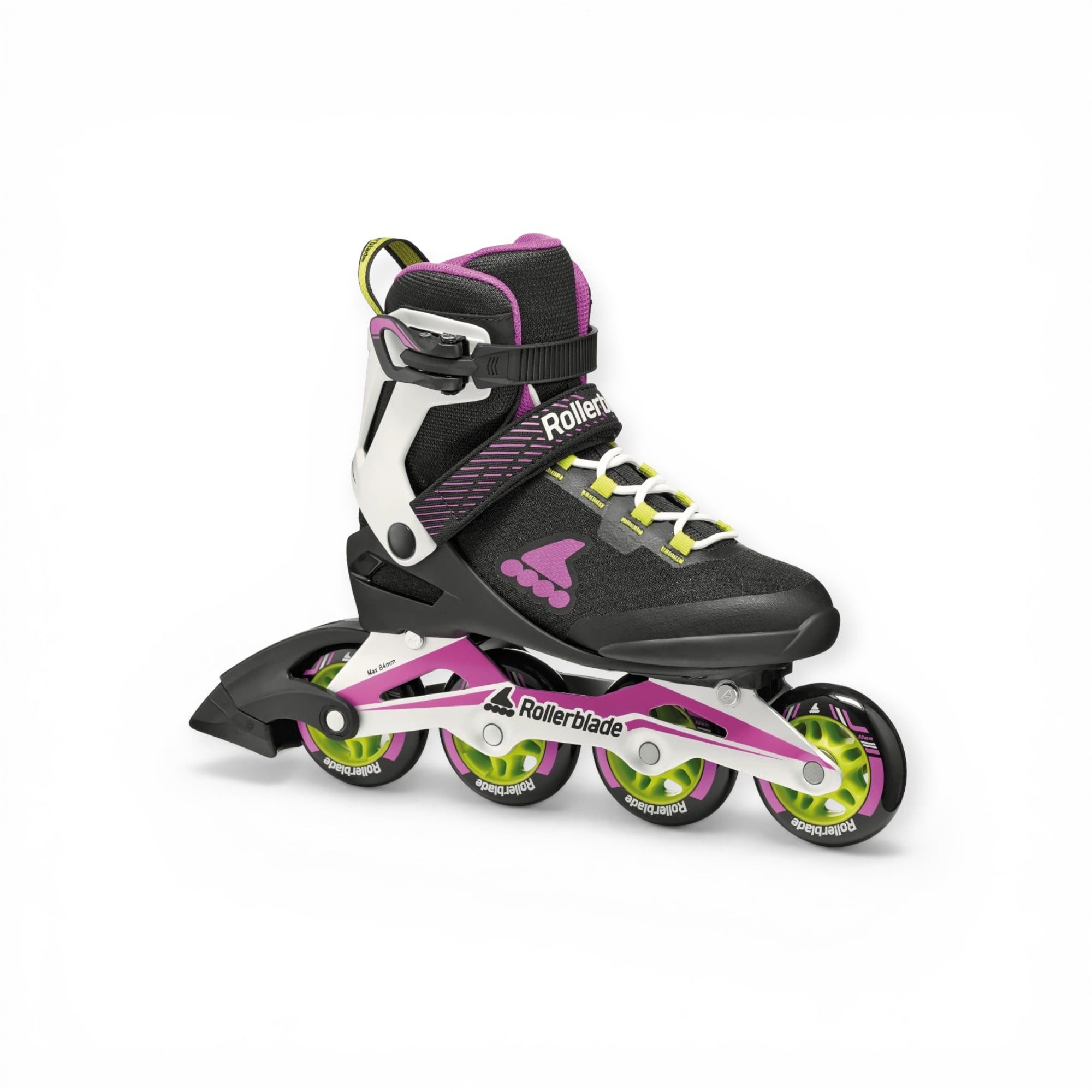 ROLLERBLADE Inlineskates Macroblade 80 (Rollen: 80mm/82A, Kugellager: SG5) schwarz/fuchsia