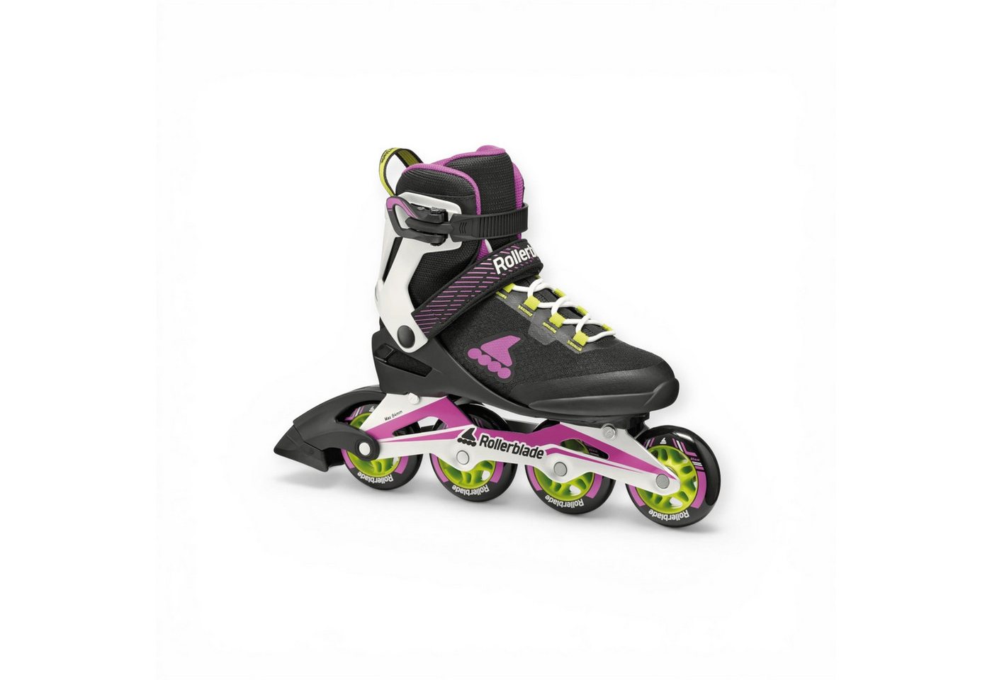 ROLLERBLADE Inlineskates Macroblade 80 (Rollen: 80mm/82A, Kugellager: SG5) schwarz/fuchsia