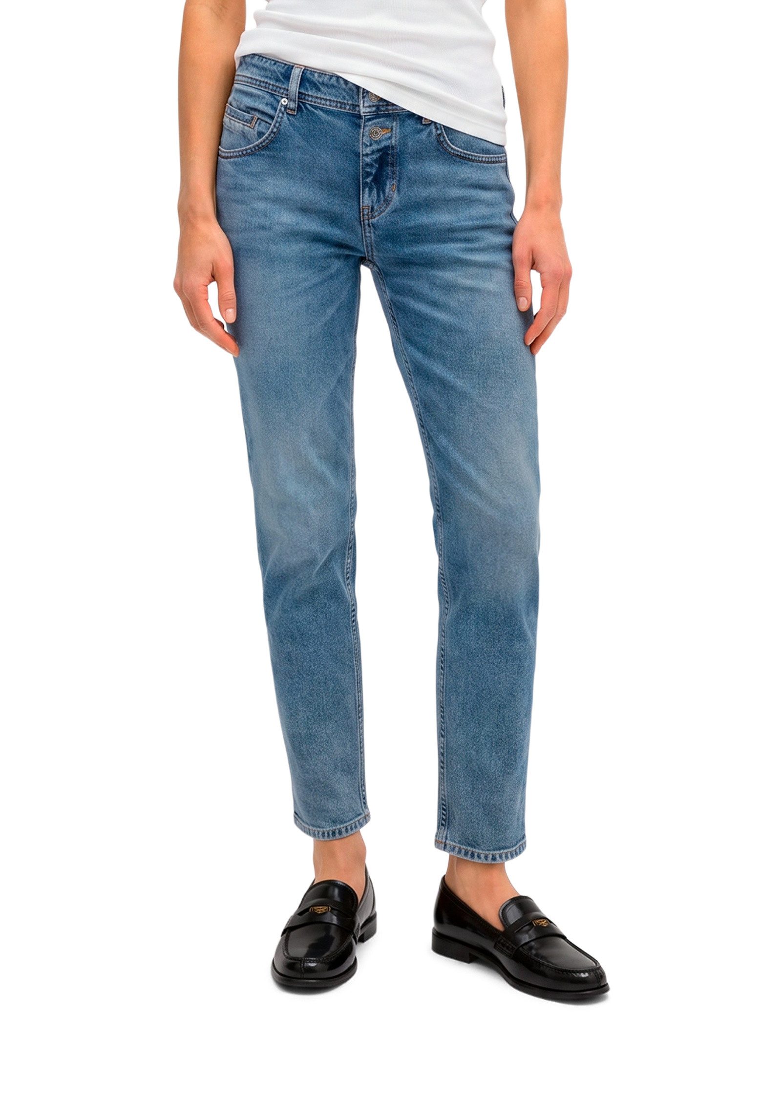 Marc O'Polo 5-Pocket-Jeans aus Bio-Baumwoll-Mix