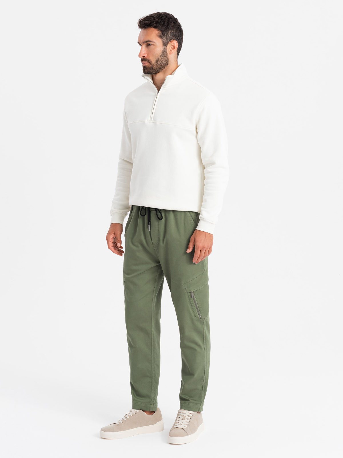 OMBRE Cargohose Jogginghose für Herren mit Cargotaschen