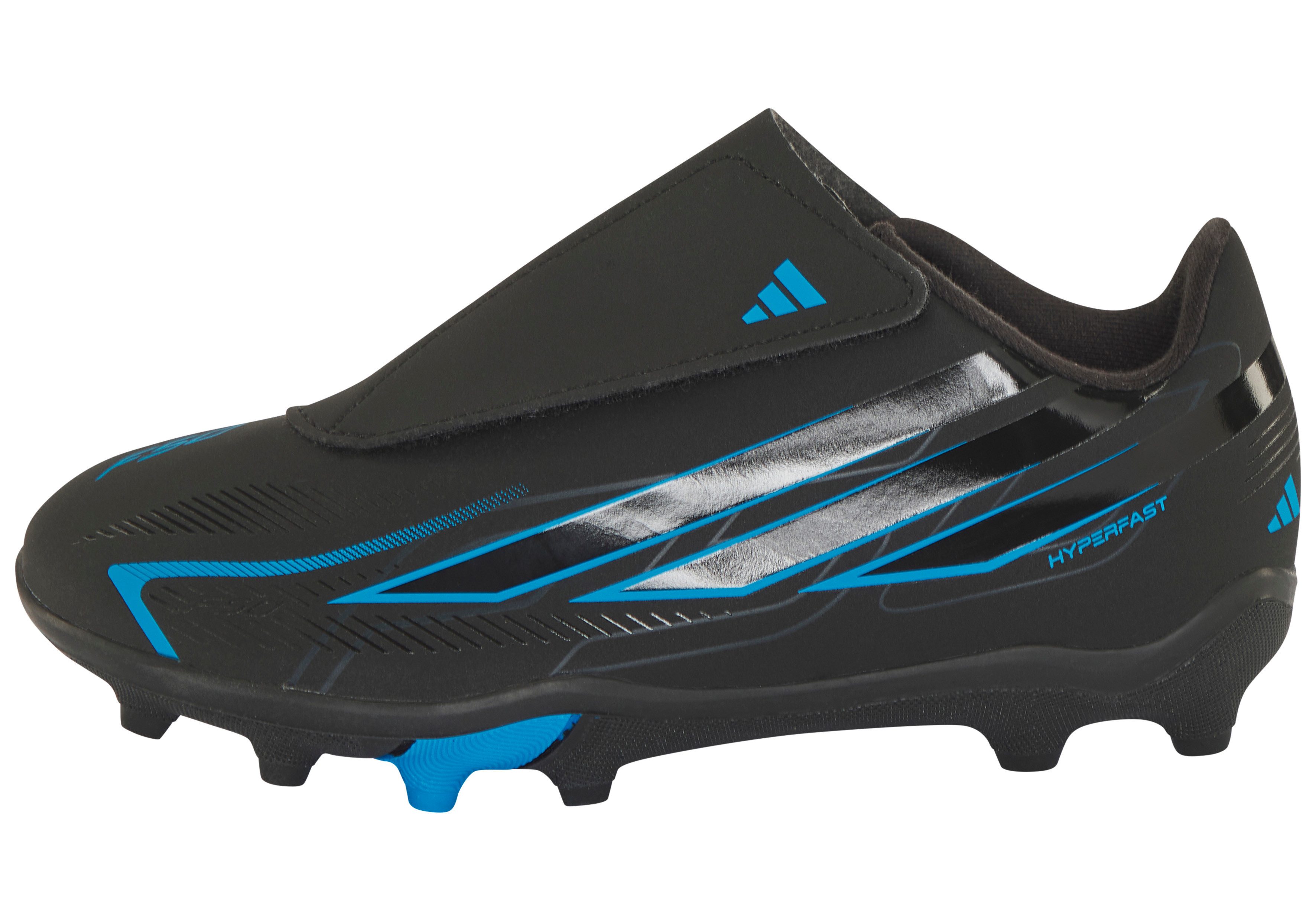 adidas Performance F50 HYPERFAST CLUB KIDS, KLETTVERSCHLUSS, FESTE BÖDEN/MULTI GROUND Fußballschuh für viele verschiedene Böden geeignet, für Jugendliche & Kinder