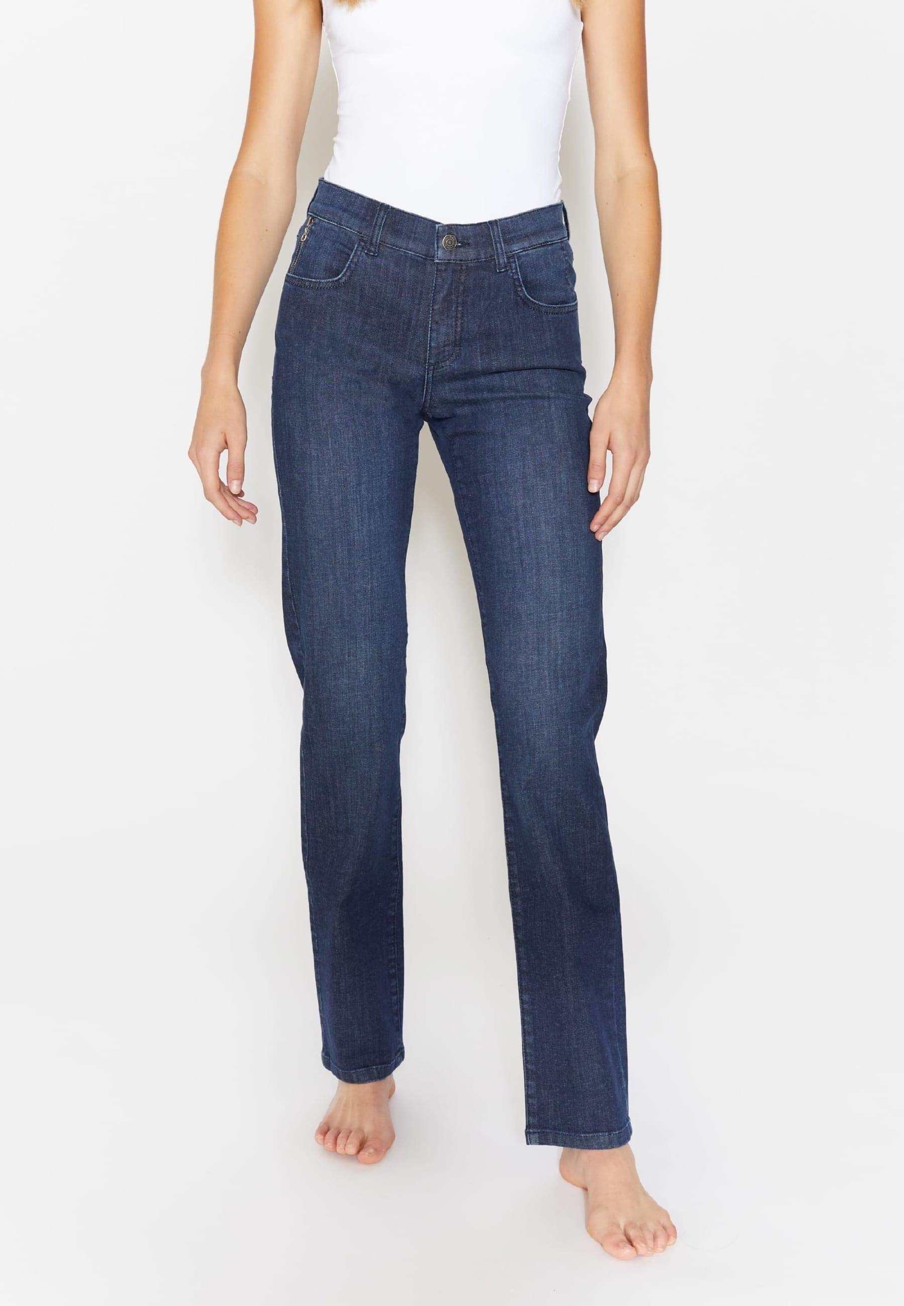 ANGELS Straight-Jeans 5-Pocket-Jeans Dolly 2.0 indigo | Straight-Fit Jeans
