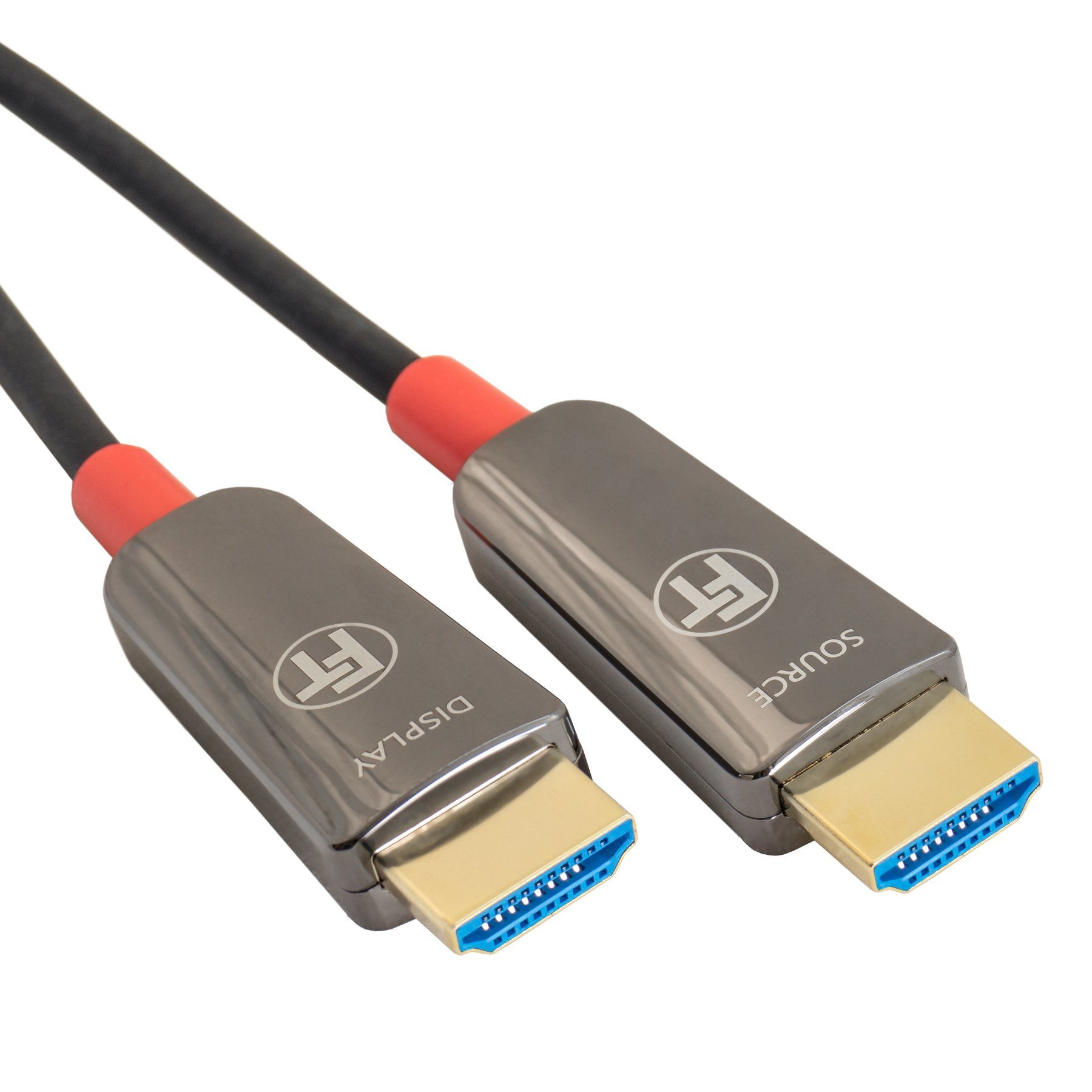 FeinTech HDMI-Glasfaserkabel 8K HDMI-Kabel, HDMI, (500 cm), 4k 120Hz, 8K 60Hz, CEC, VRR