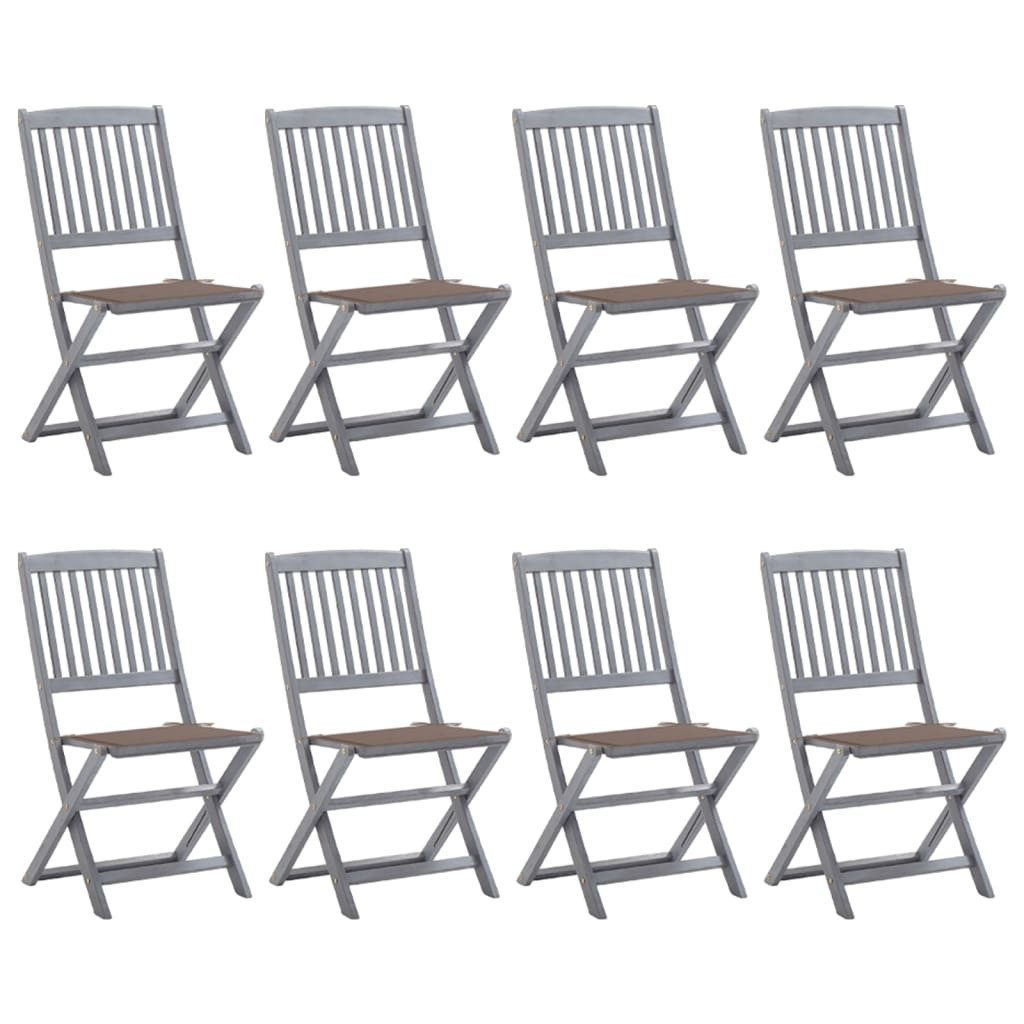 vidaXL Gartenstuhl Klappbare Gartenstühle 8 Stk. günstig online kaufen