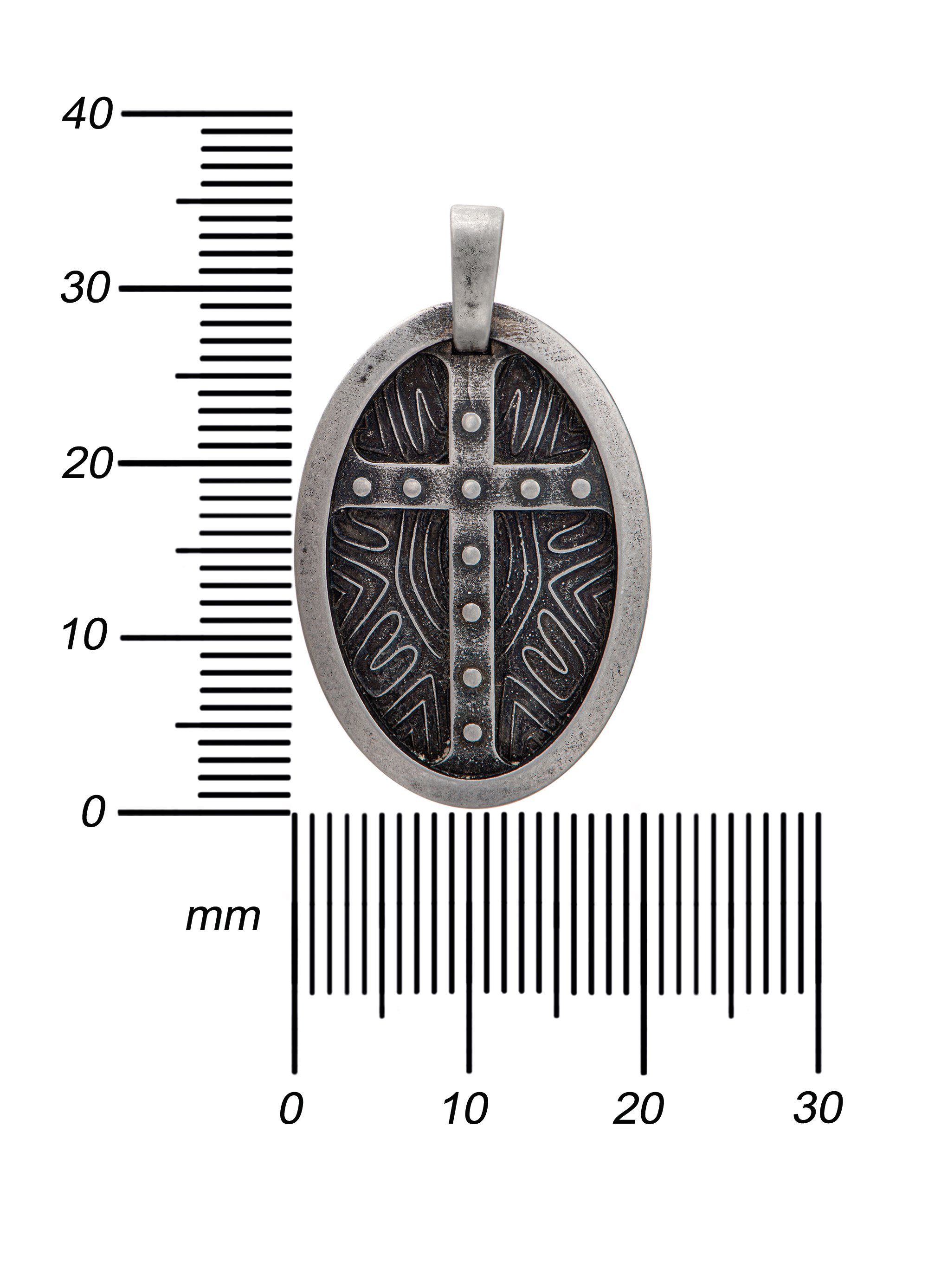 JEVELION Kettenanhänger Schutzschildsymbol in für Made (Silberanhänger, Germany Silberanhänger Sterlingsilber Anhänger - Herren)
