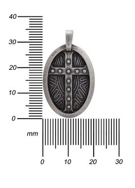 JEVELION Kettenanhänger Schutzschildsymbol Anhänger Sterlingsilber (Silberanhänger, für Herren), Silberanhänger - Made in Germany
