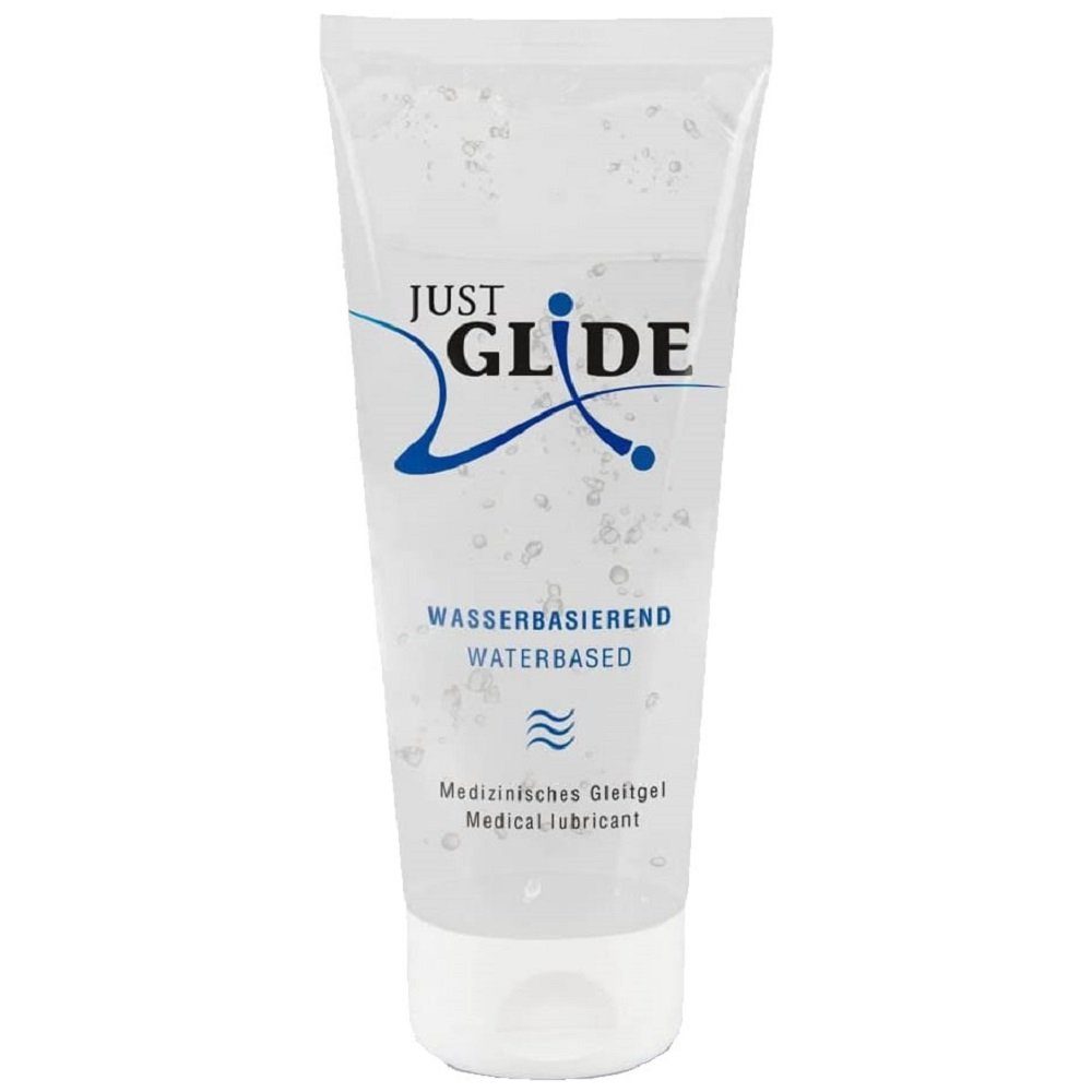 Just Glide Gleitgel Wasserbasierend - für sensible Haut, Tube mit 50ml, 1-tlg., duftneutrales Gleitgel