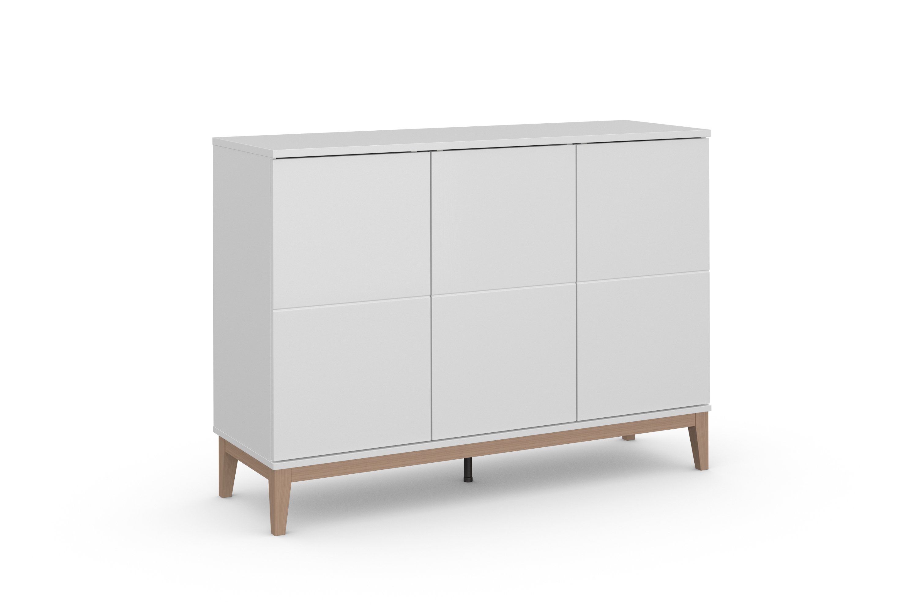 OTTO home Sideboard Maryd (1 St), Kommode, Untergestell in Holzoptik, Breite 120 cm