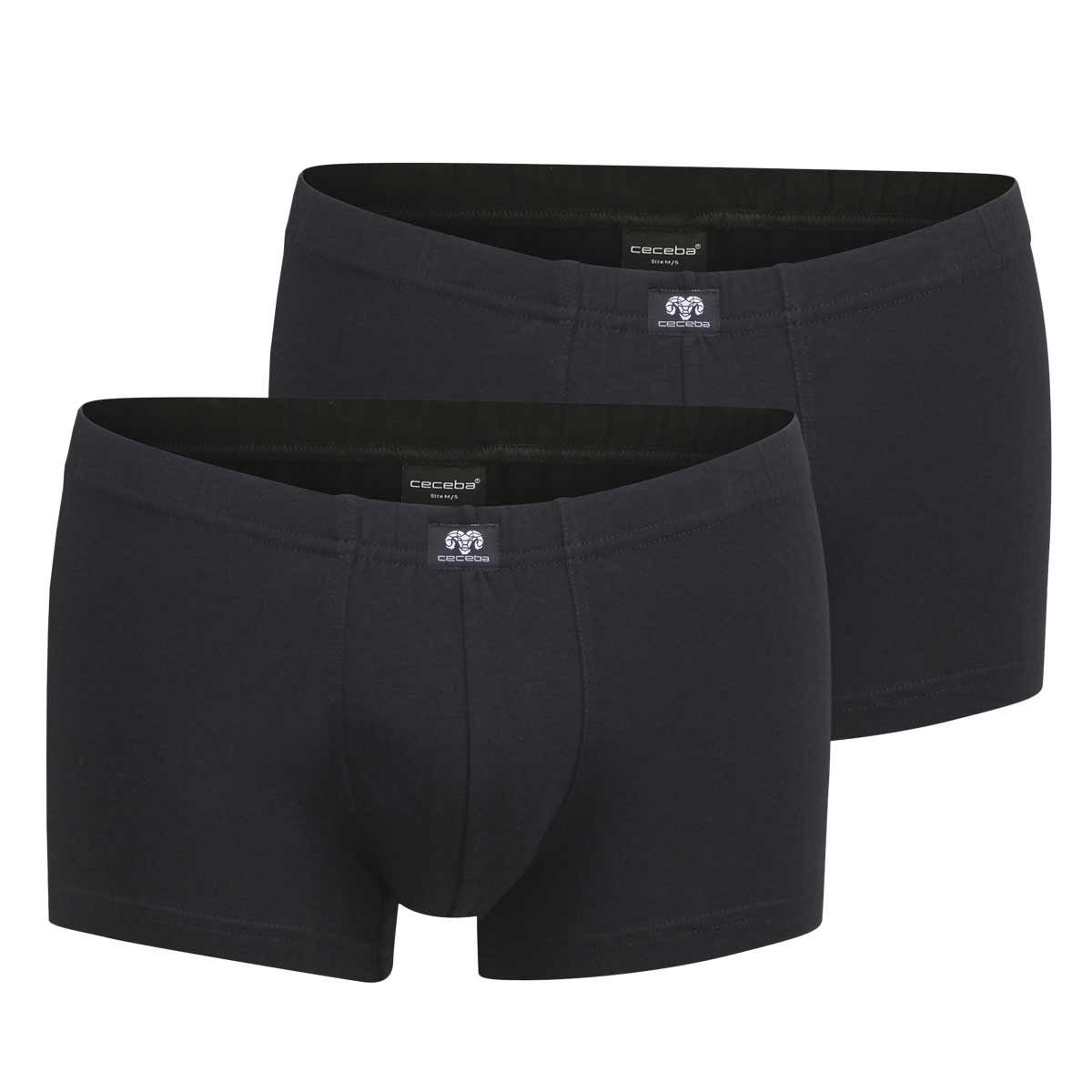 Retro Pants Ceceba 2er-Pack Unterbauch-Stretch-Pants XXL schwarz