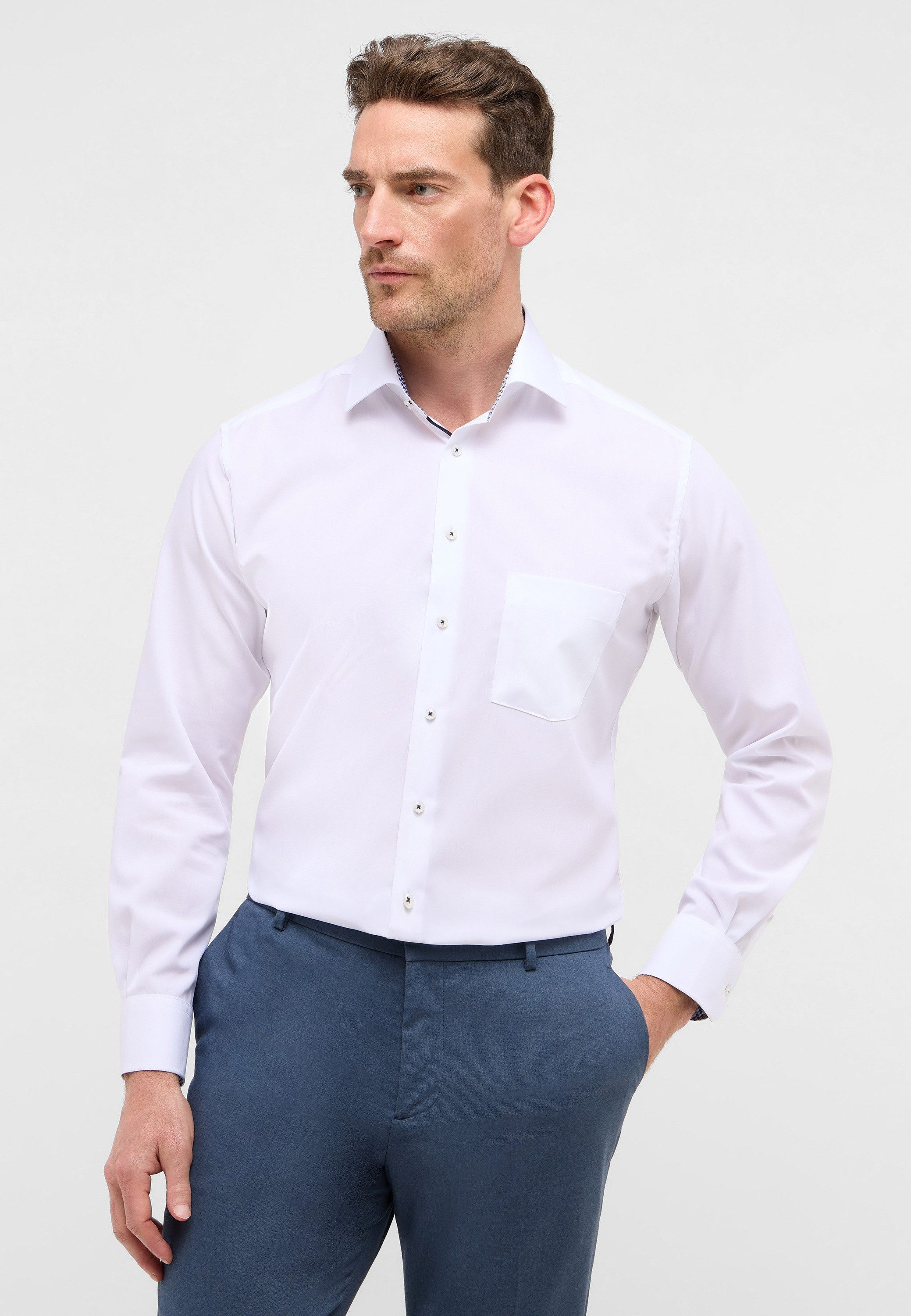 Eterna Langarmhemd MODERN FIT NON IRON günstig online kaufen