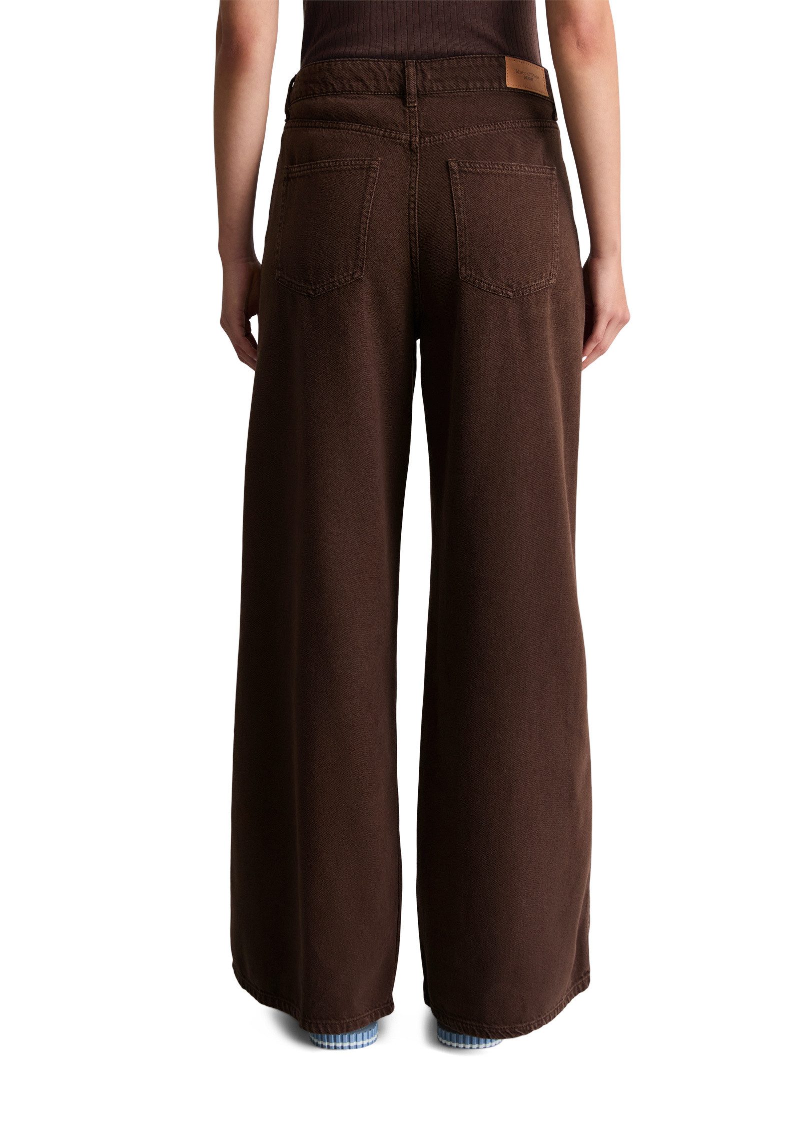 Marc O'Polo DENIM Weite Jeans aus Organic-Cotton-Lyocell-Mix
