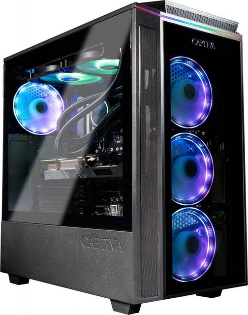CAPTIVA G19AG 21V2.1 Gaming-PC (AMD Ryzen 7 5800X, GeForce RTX 3080, 16 GB RAM, 1000 GB SSD, Wasserkühlung)