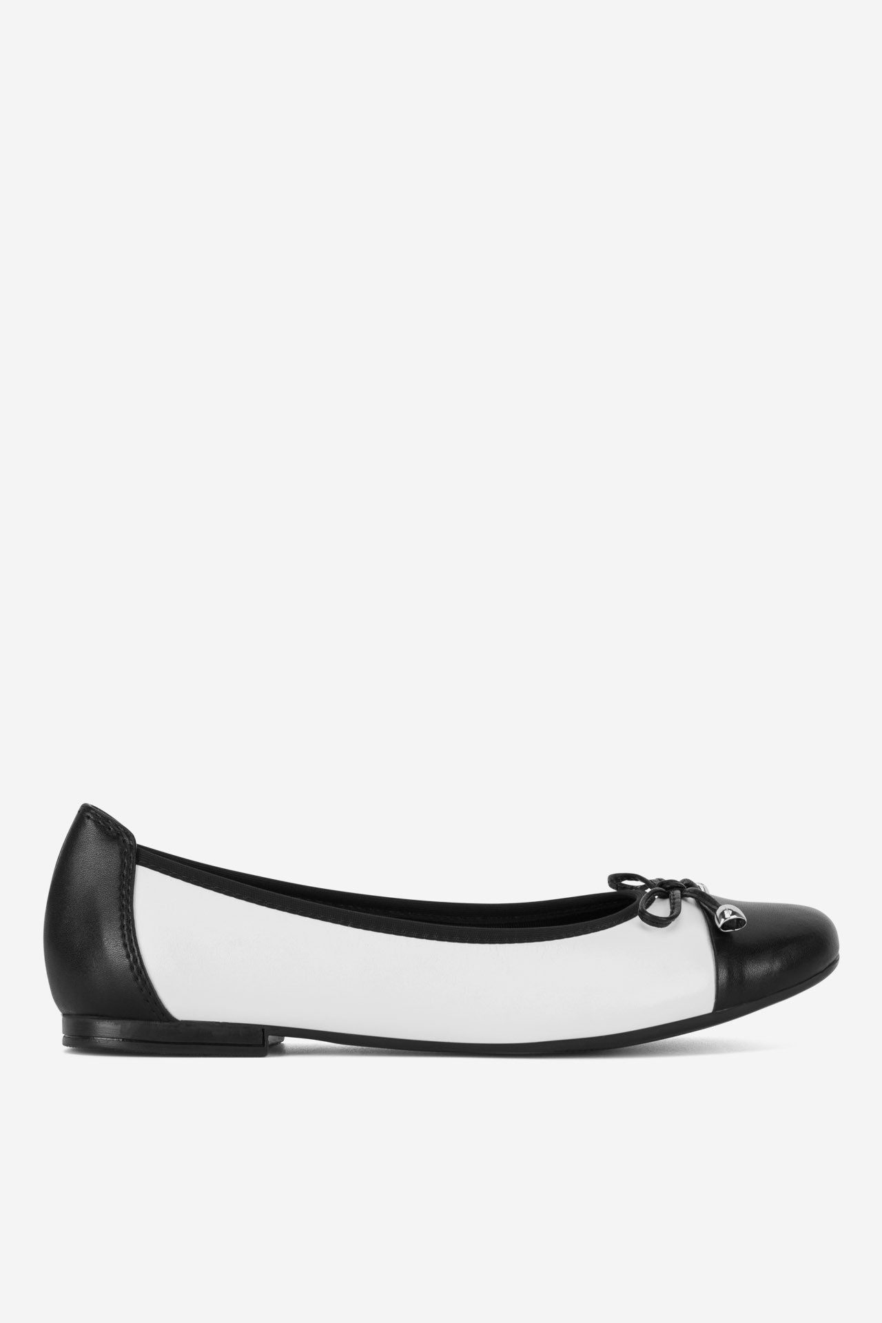 LASOCKI Lasocki Damen Ballerina Weiß aus Leder Ballerina