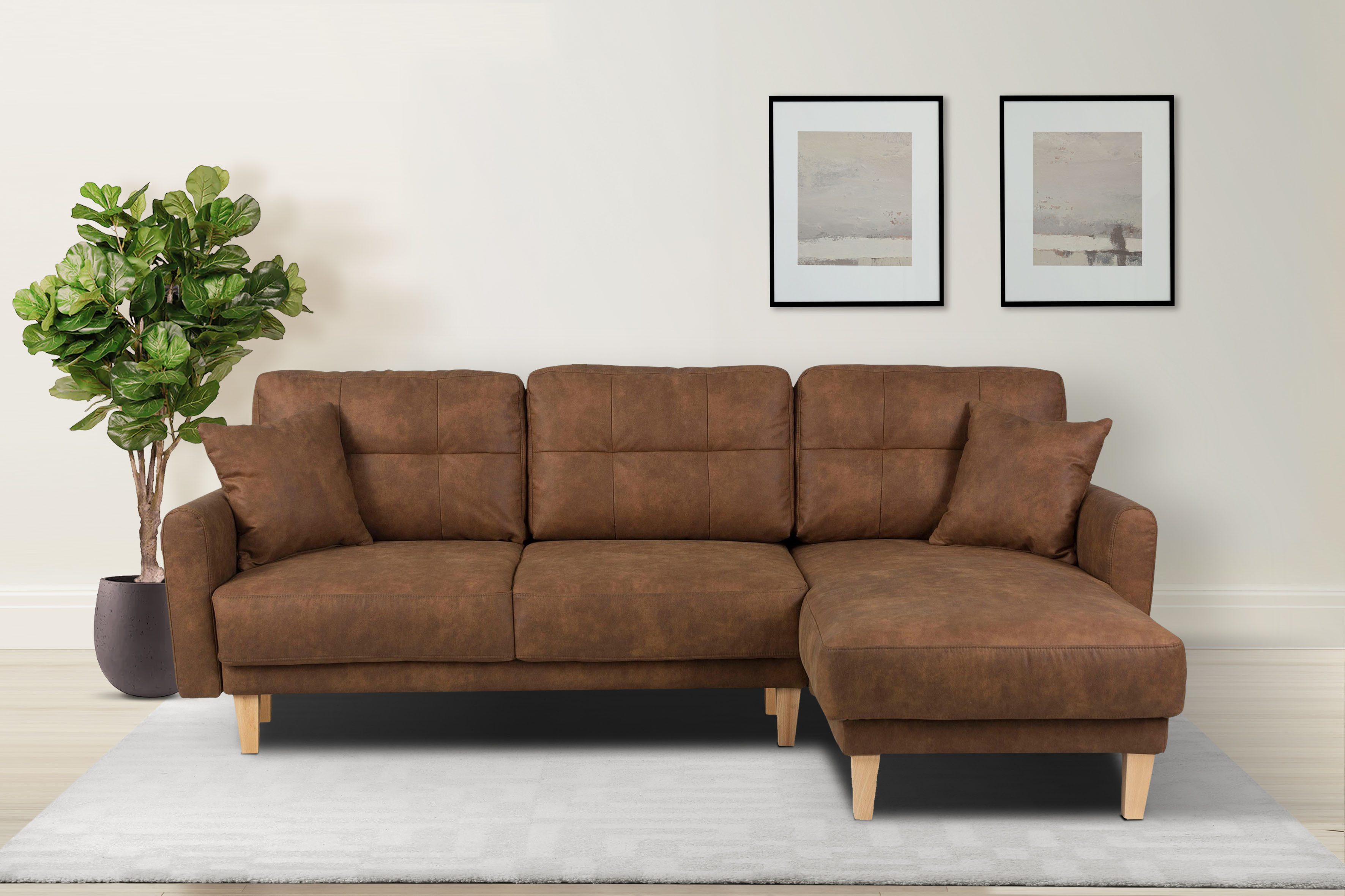 Home affaire Ecksofa TRIPLO optionale Schlafsofa günstig online kaufen