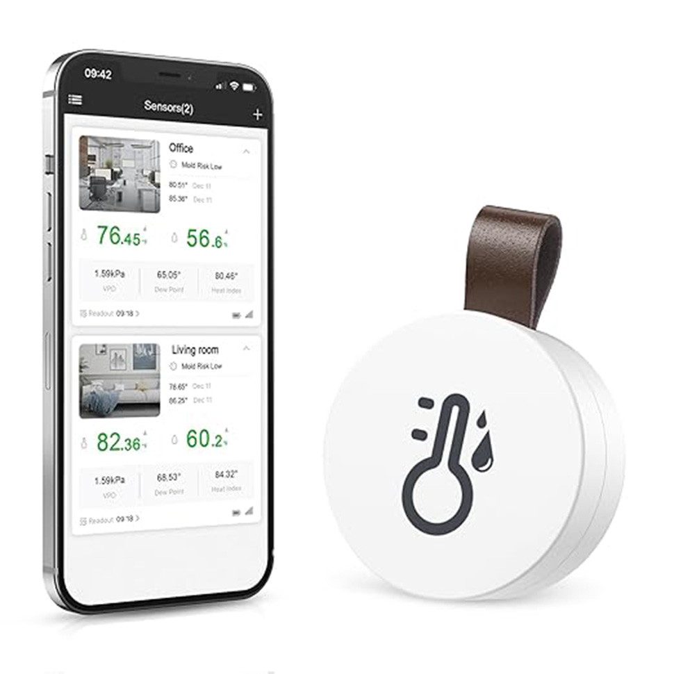 Raumthermometer Bluetooth-Thermometer und Hygrometer mit Datenspeicherfunktion
