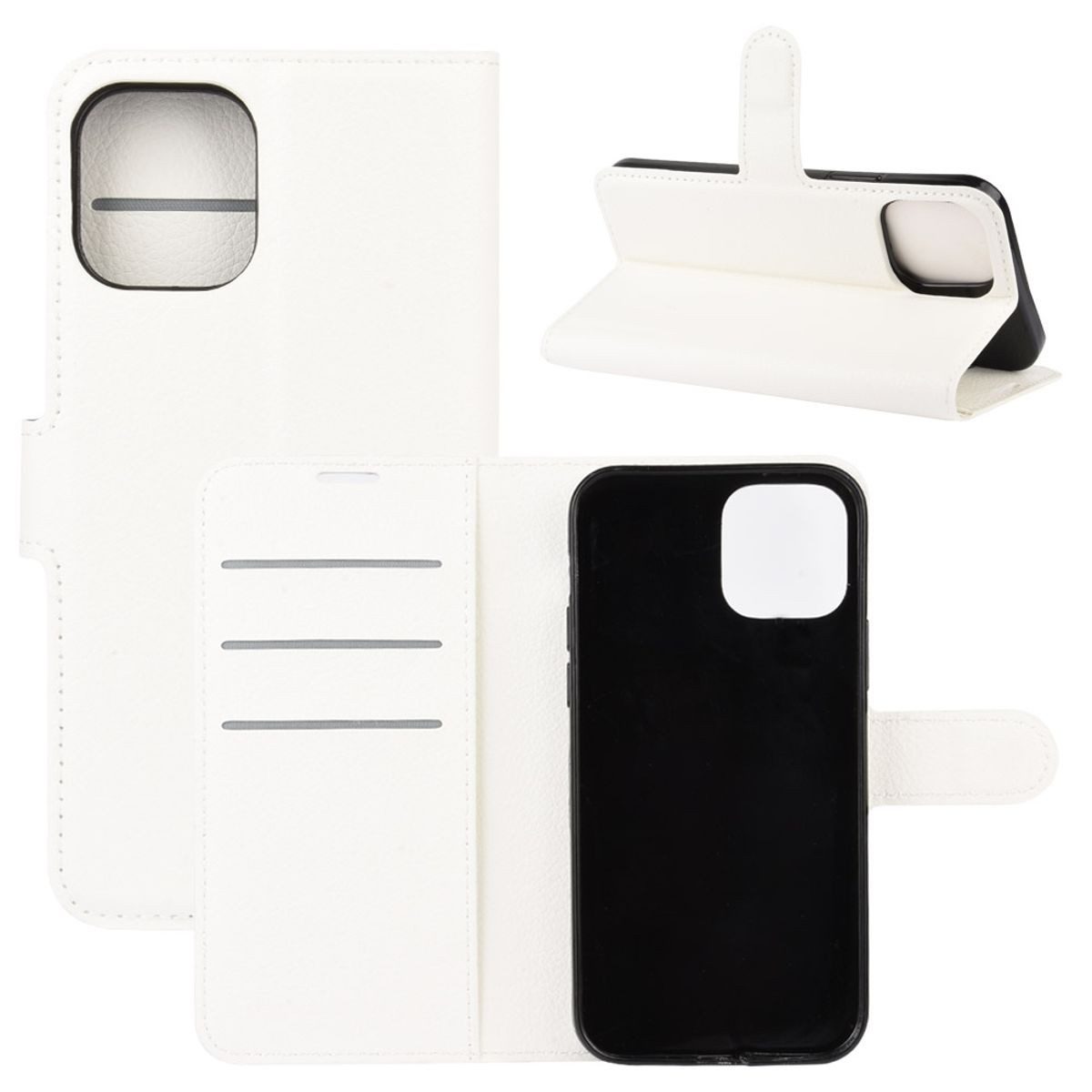 König Design Handyhülle Apple iPhone 12 Mini, Schutzhülle Schutztasche Case Cover Etuis Wallet Klapptasche Bookstyle
