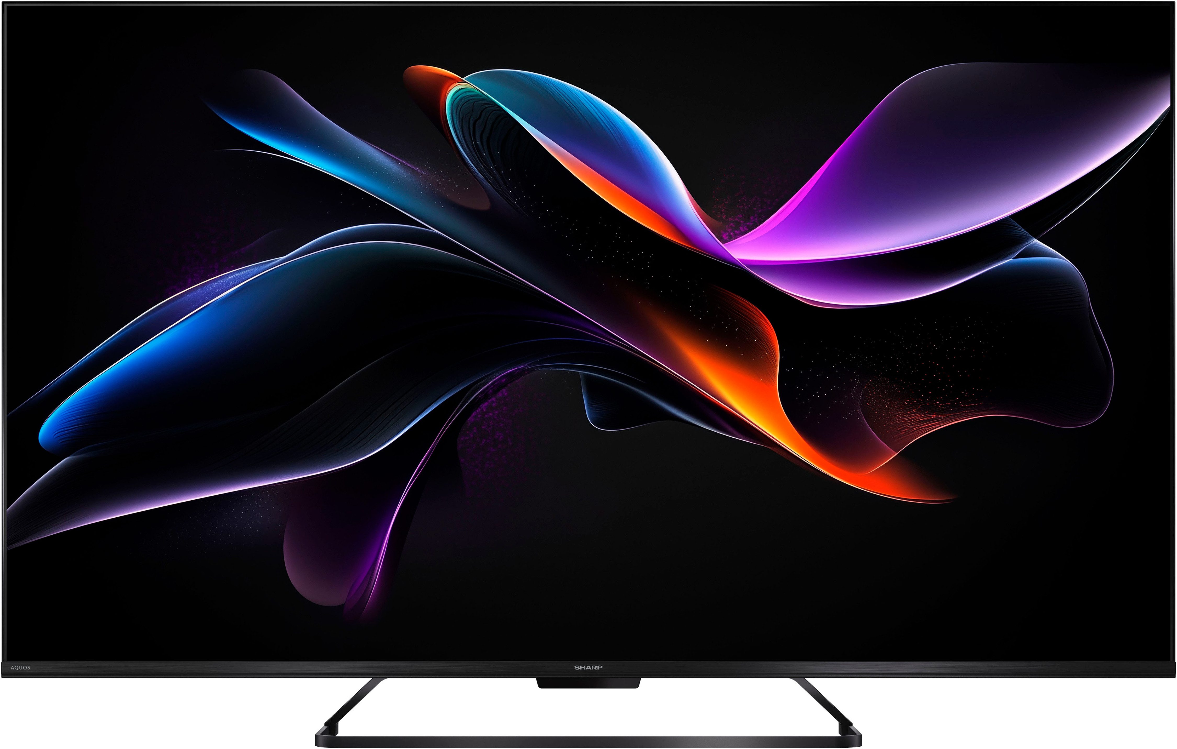 Sharp 4T-C55HRx QLED-Fernseher (139 cm/55 Zoll, 4K Ultra HD, Smart-TV, Google TV)