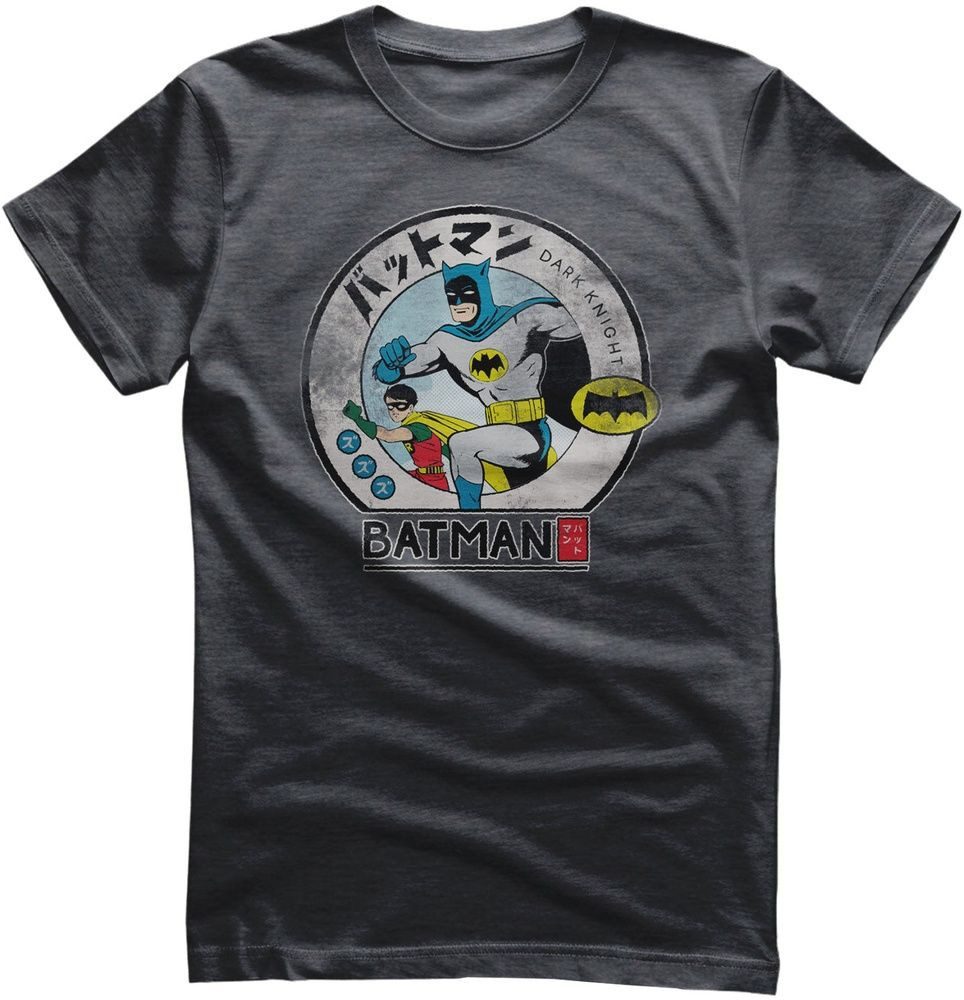 Batman T-Shirt Batman & Robin Japanese Dark Knight T-Shirt