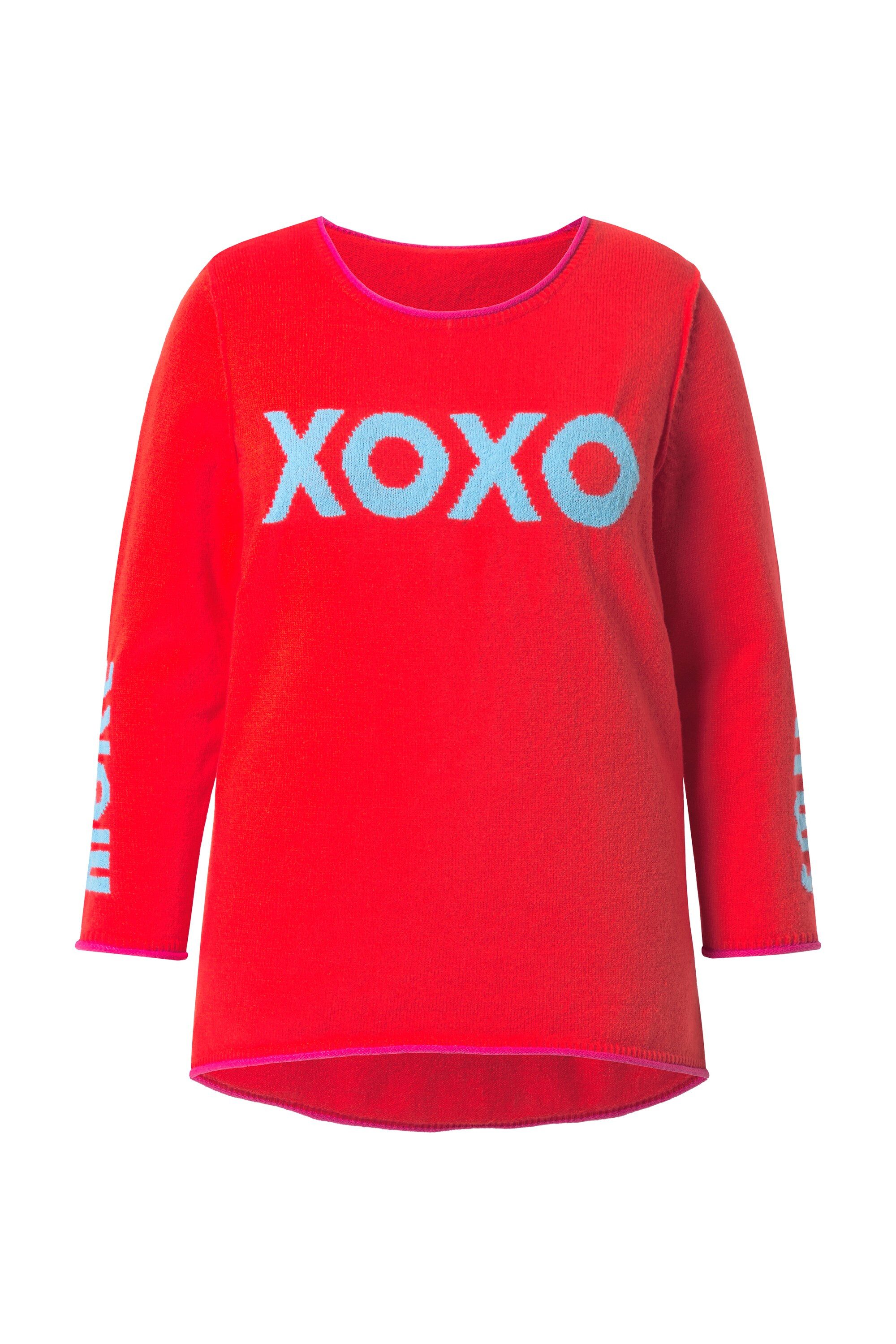 Angel of Style Strickpullover Pullover Straight Fit Statement offenkantig günstig online kaufen