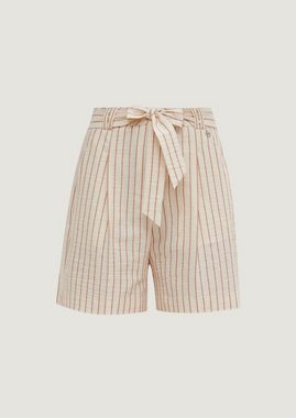 Comma Hose & Shorts Regular: Shorts mit Streifen und Schleife