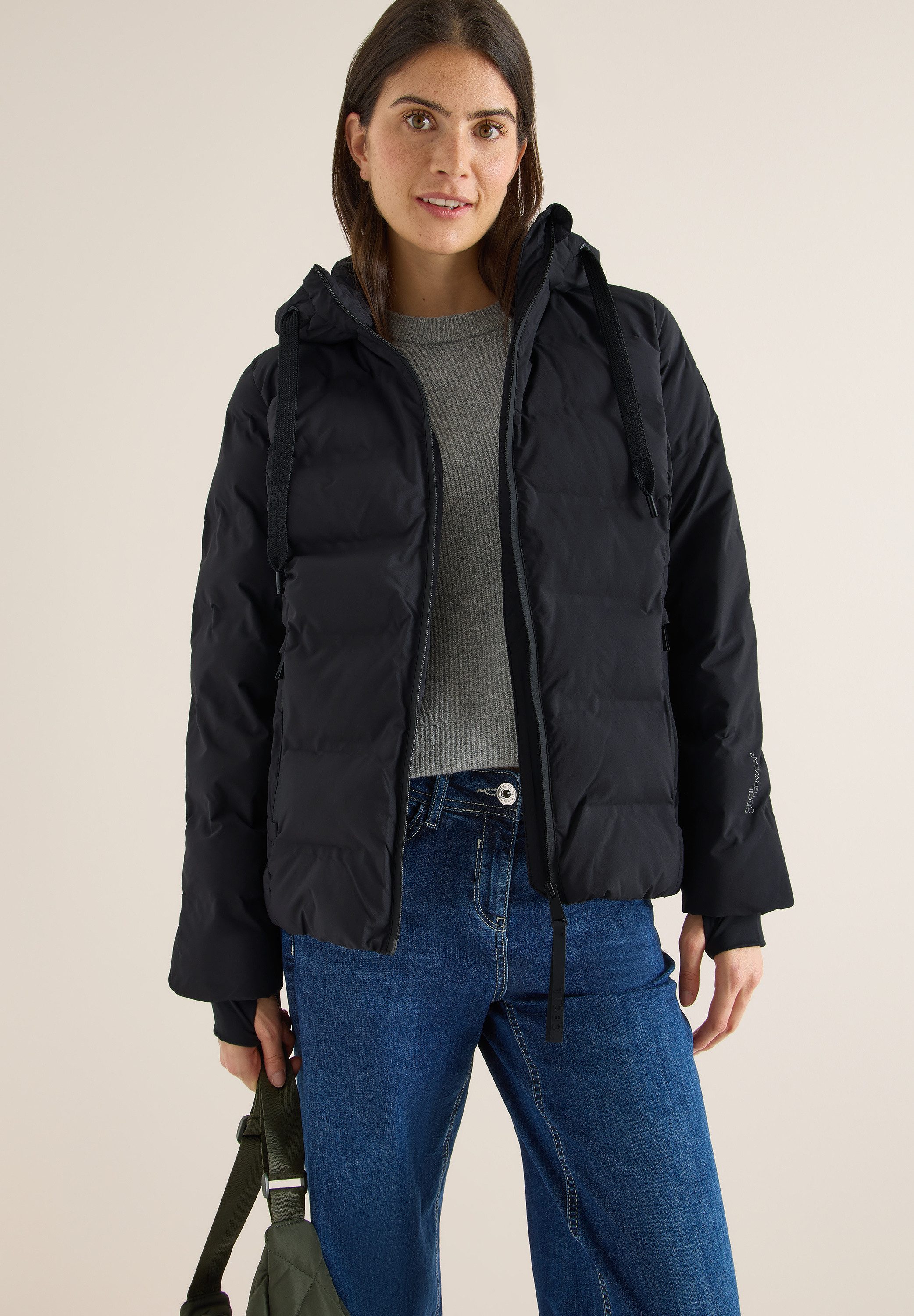 CECIL Steppjacke mit Kapuze