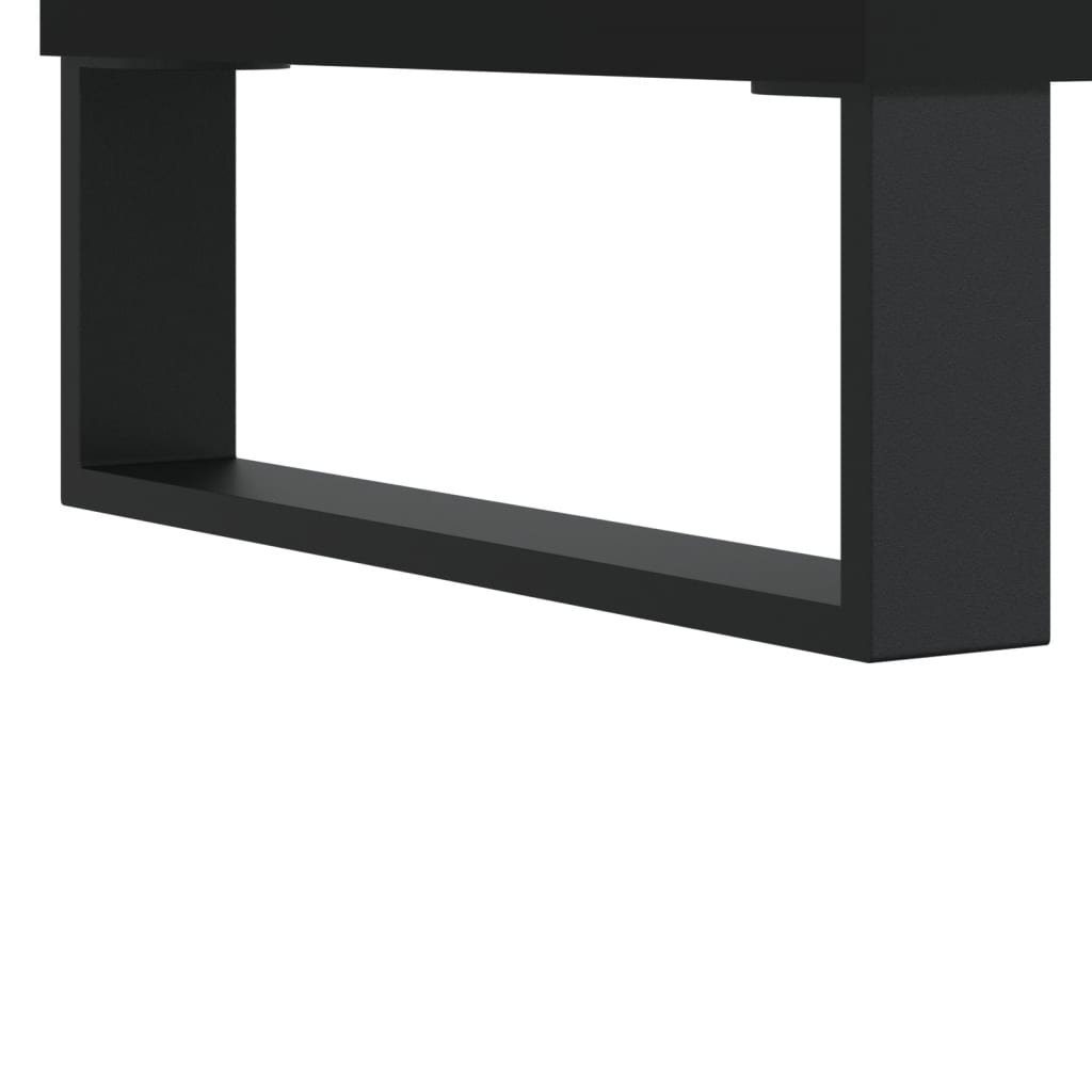 Schwarz Couchtisch Couchtisch (1-St) Schwarz 60x60x30 | Holzwerkstoff vidaXL cm Schwarz