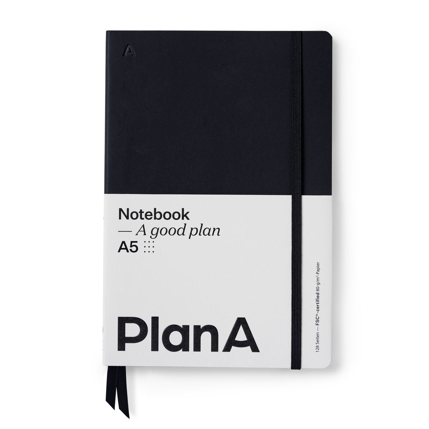 Notizbuch Notizbuch A5 Softcover Punktiert Midnight Black