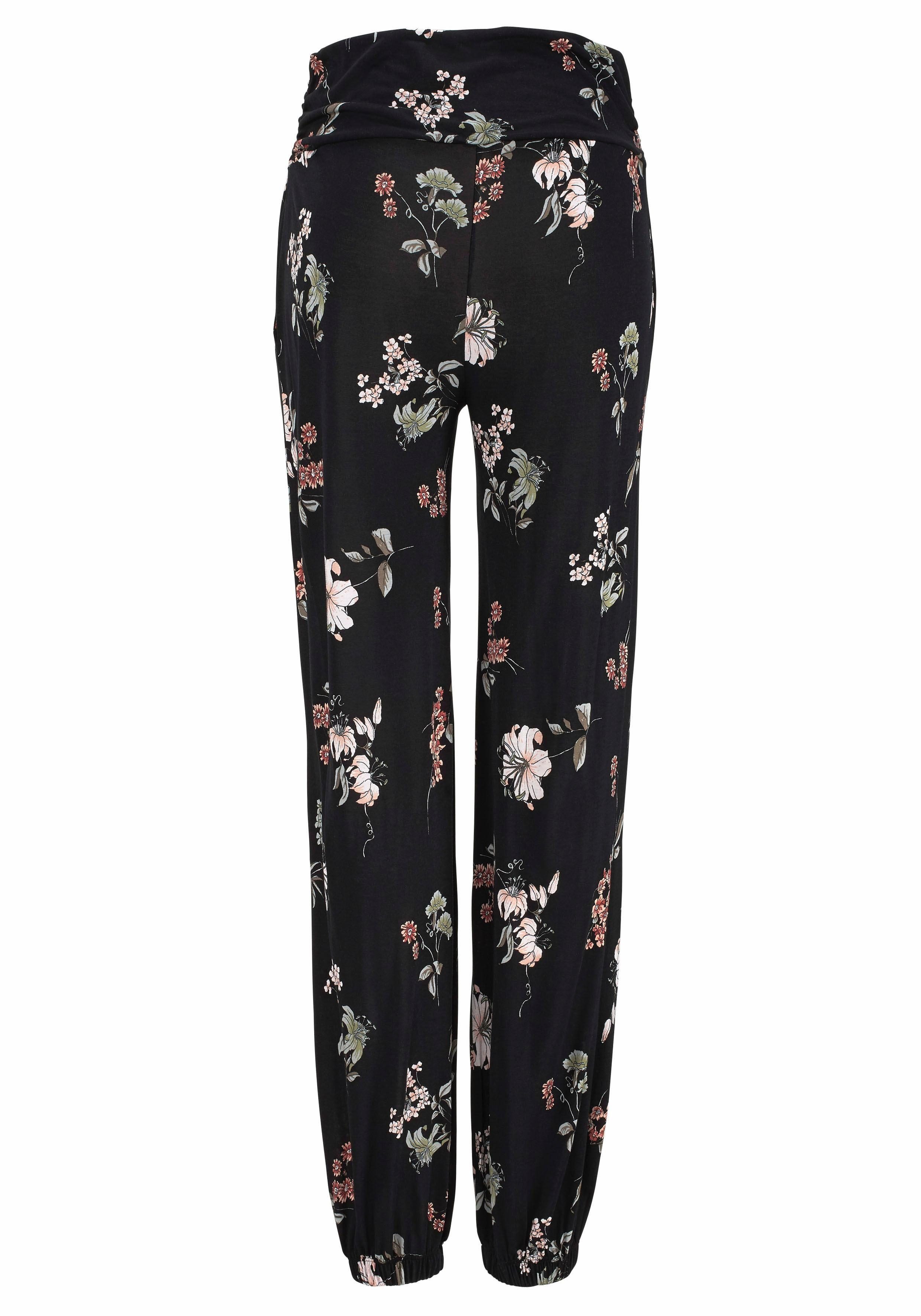 LASCANA Strandhose aus leichter, weicher Viskose Jerseyhose, elastisch, luftige Sommerhose, Schlupfhose