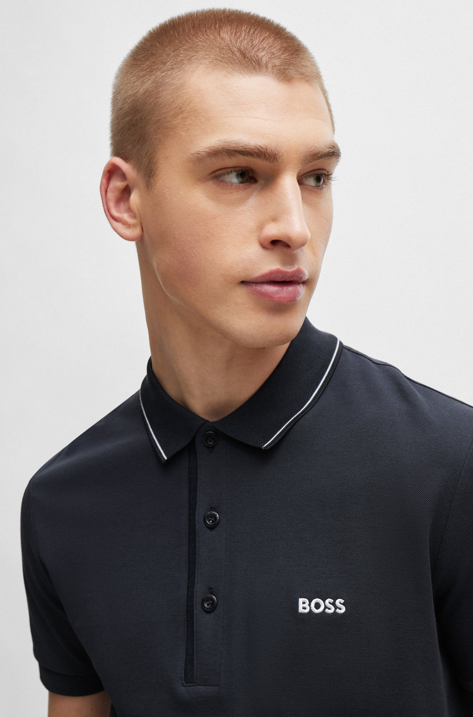 BOSS GREEN Poloshirt Paule mit Polokragen