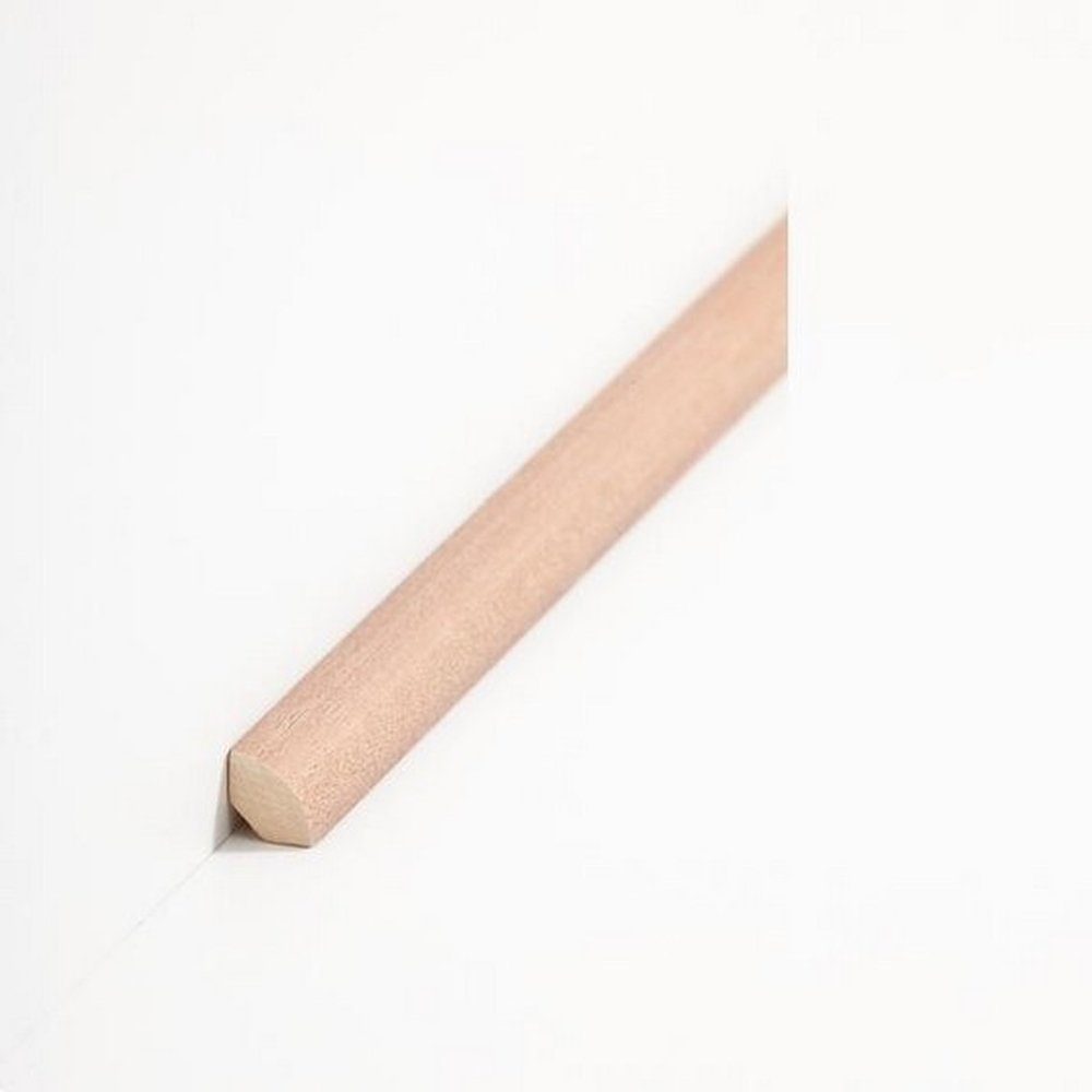 PROVISTON Sockelleiste Massivholz, 14 x 14 x 2000 mm, Buche, Massivholz Fußleiste, 10, L: 200 cm