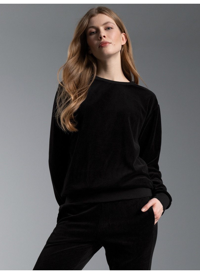 Trigema Sweatshirt TRIGEMA Nicki-Shirt