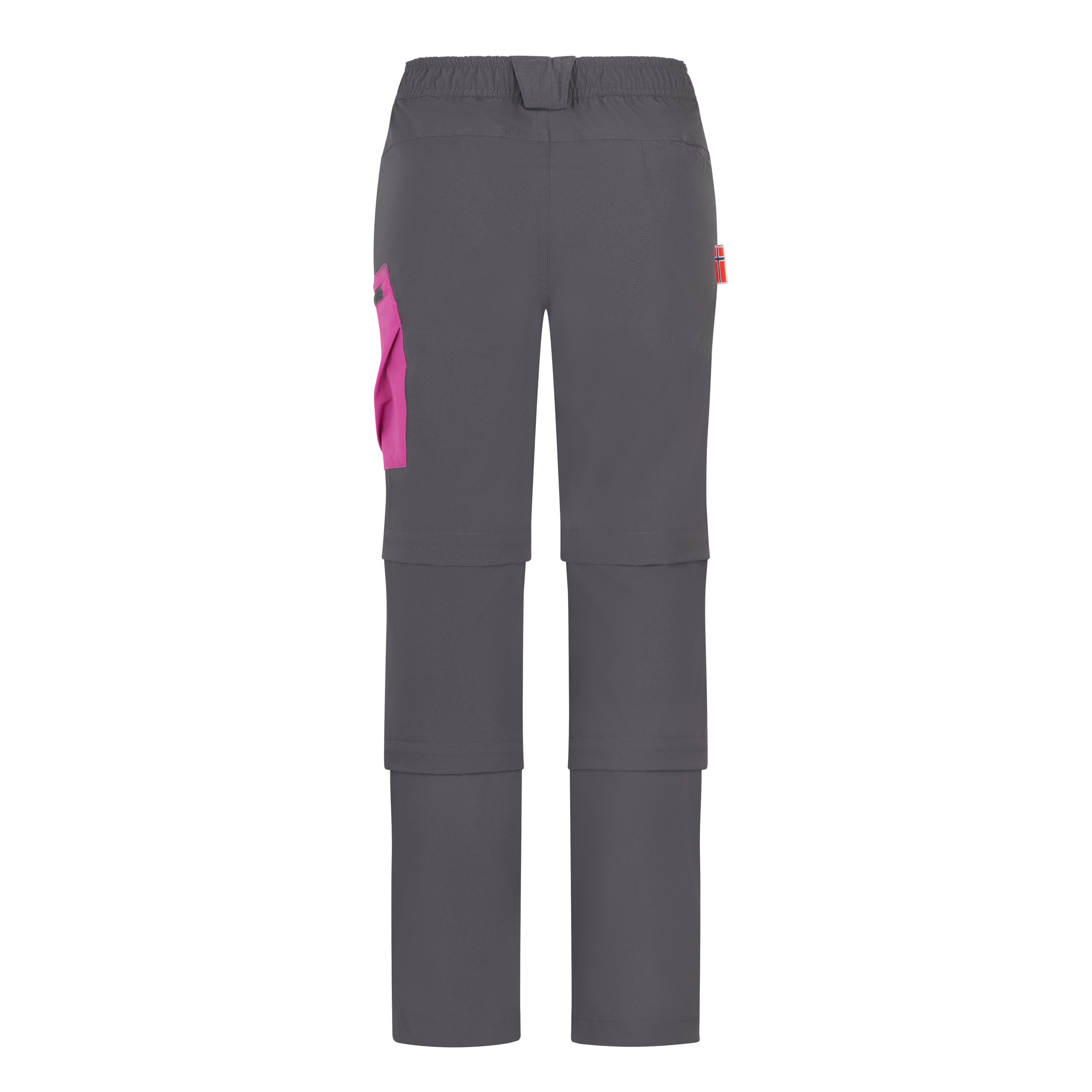 TROLLKIDS Zip-off-Hose KIDS PREIKESTOLEN DOUBLE ZIP-OFF PANTS mit Elastan-Anteil, schnelltrocknend, atmungsaktiv