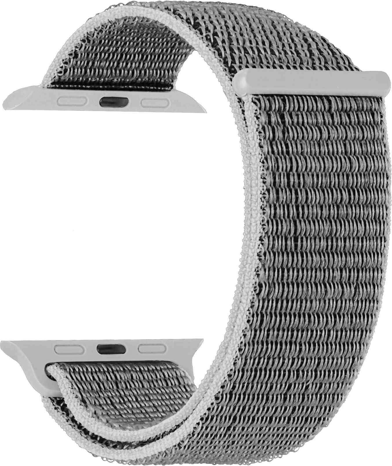 PhoneNatic Smartwatch-Armband kompatibel mit Apple Watch Series Loop Smartwatch-Armband, Watch Series 1/2/3/4/5 Hellgrau