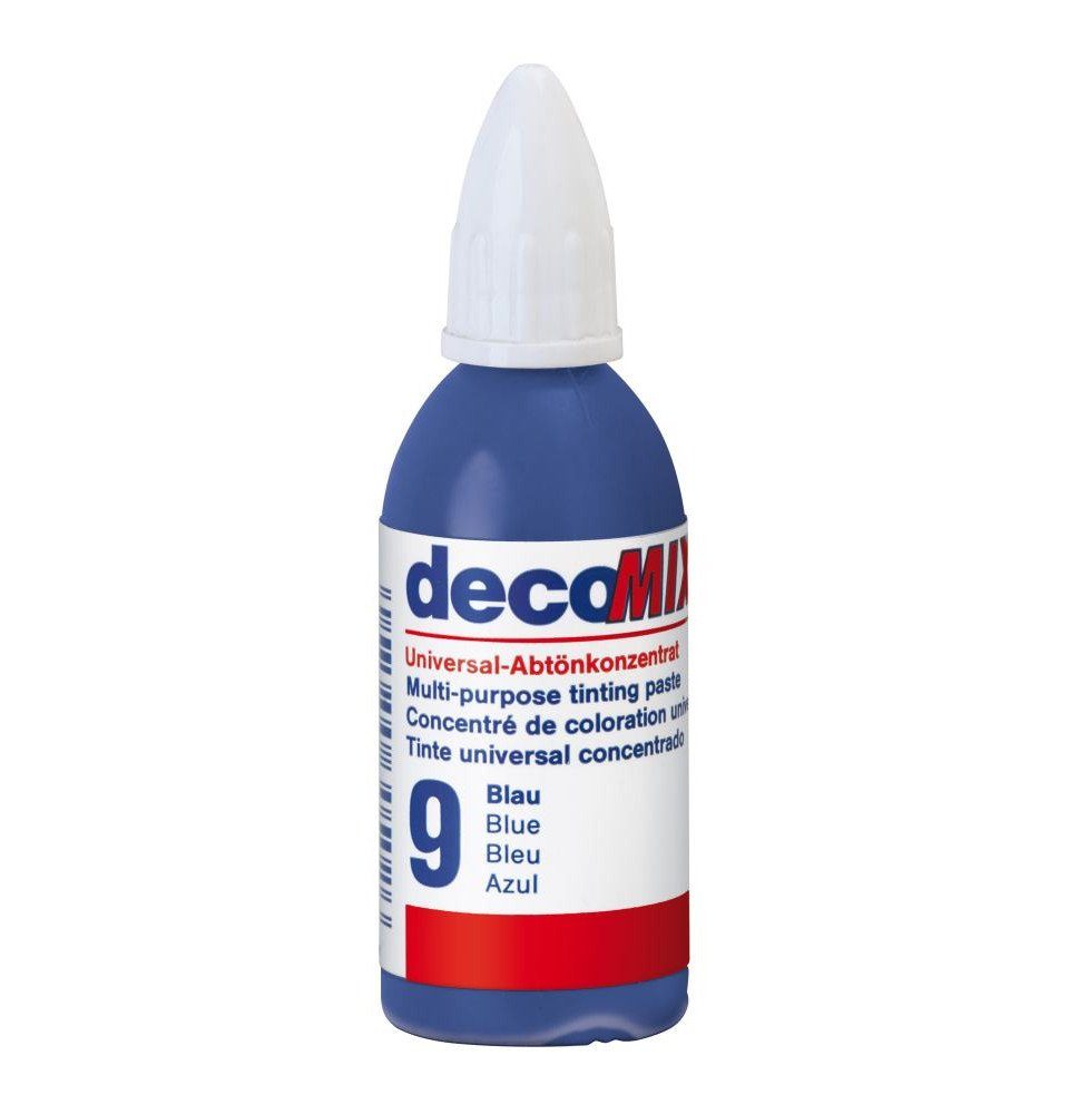 Abtönkonzentrat Decotric und Abtönfarbe decotric® ml 20 Vollton- blau