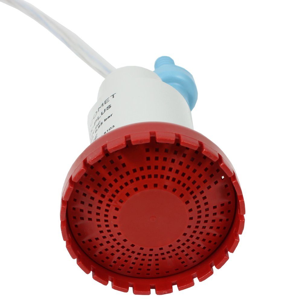 Comet Tauchpumpe Comet LUX-PLUS Tauchpumpe mit Rückschlagventil + Filter 12V 19 l/min, trockenlaufsicher bis zu einer halben Stunde