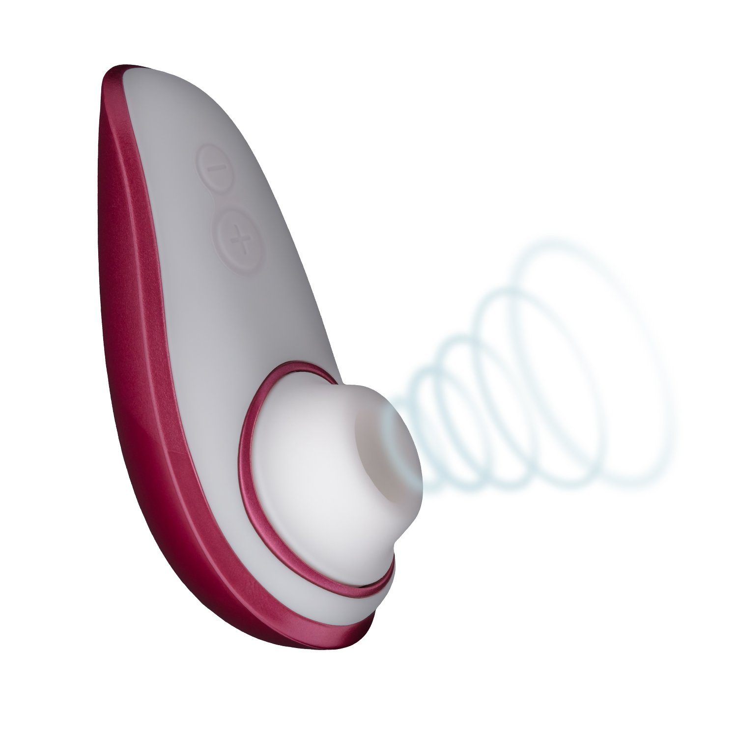 Womanizer Klitoris-Stimulator Liberty, Wasserdicht, Hypoallergen, Wiederaufladbar, austauschbarer Kopf Red Wine