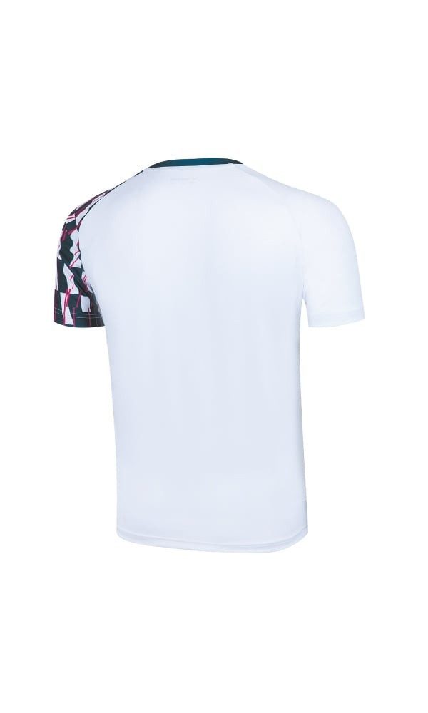 VICTOR T-Shirt T-50001TD A (100% Polyester) weiss/blau Herren