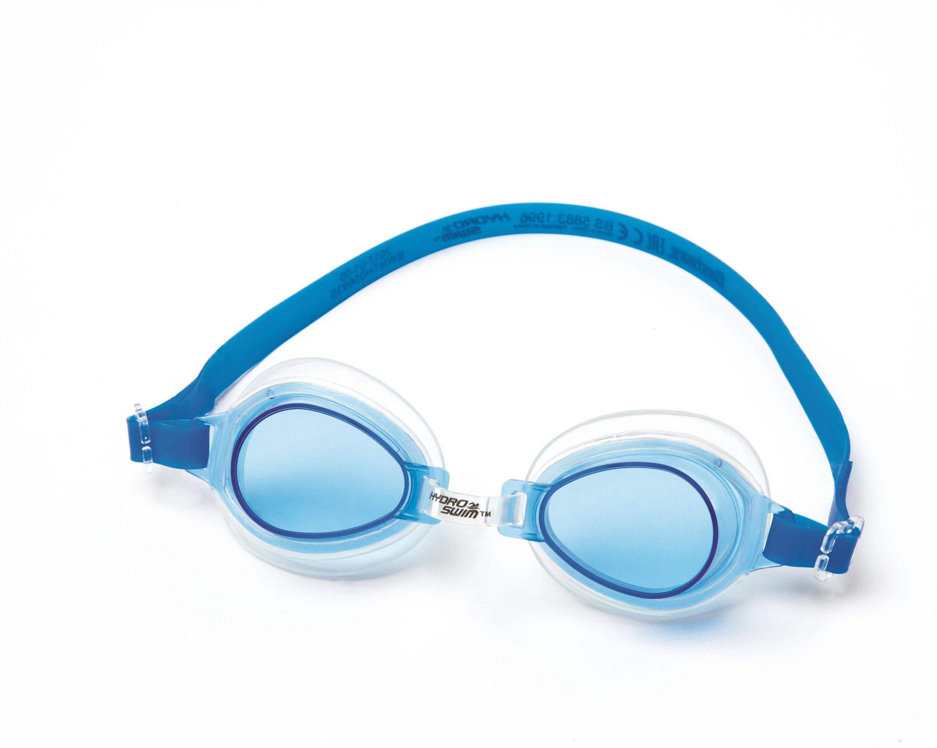 Bestway Schwimmbrille Kinder Taucherbrille - Schwimmbrille, (1-St), Weitsichtgläser mit UV-Schutz • Latexfrei blau | Brillen