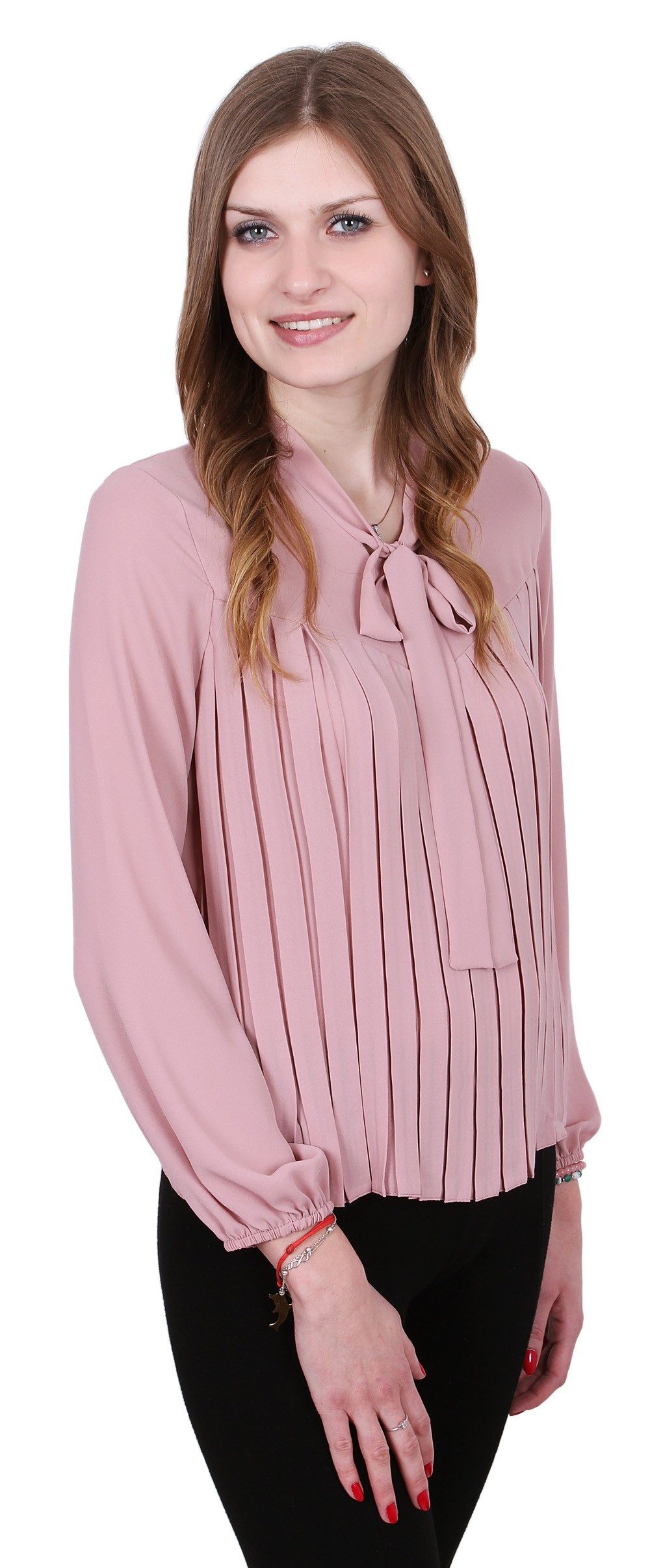 Sarcia.eu Blusentop John Zack elegante Schleifenbluse, günstig online kaufen