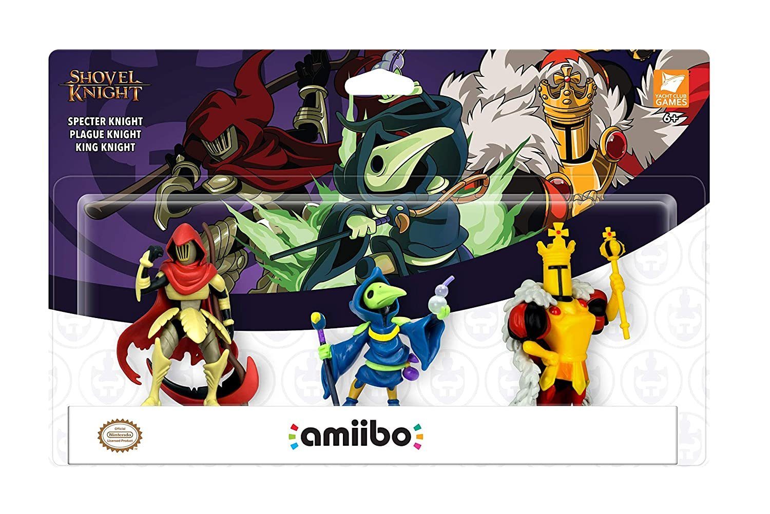 Nintendo Sammelfigur amiibo Shovel Knight Treasure Trove Multipack 3 Pack Switch Wii U 3DS (3er Pack amiibo Figur, 3 St., digitale Inhalte), NFC Funktion