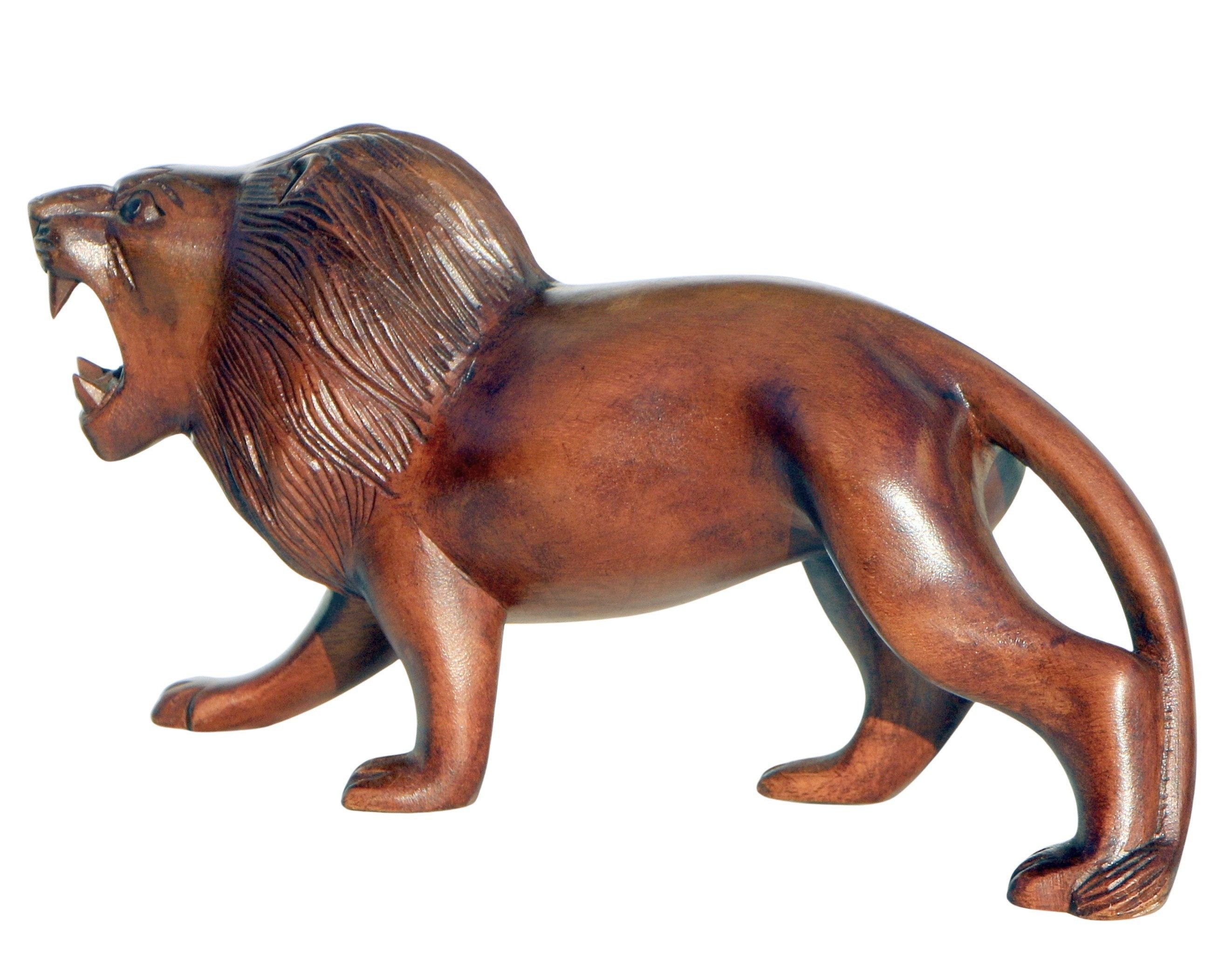 Wogeka Tierfigur Löwe Holz Figur Tier günstig online kaufen